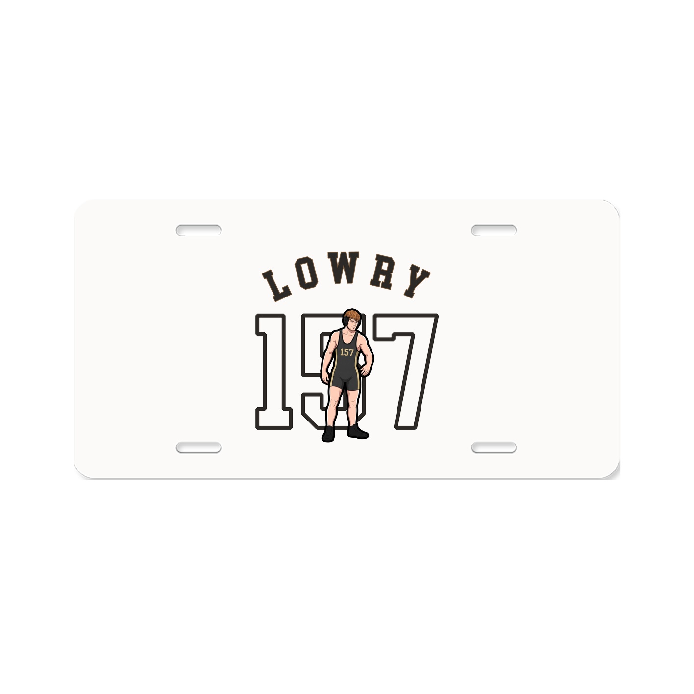 License Plate — Shirsey Arch in Classic