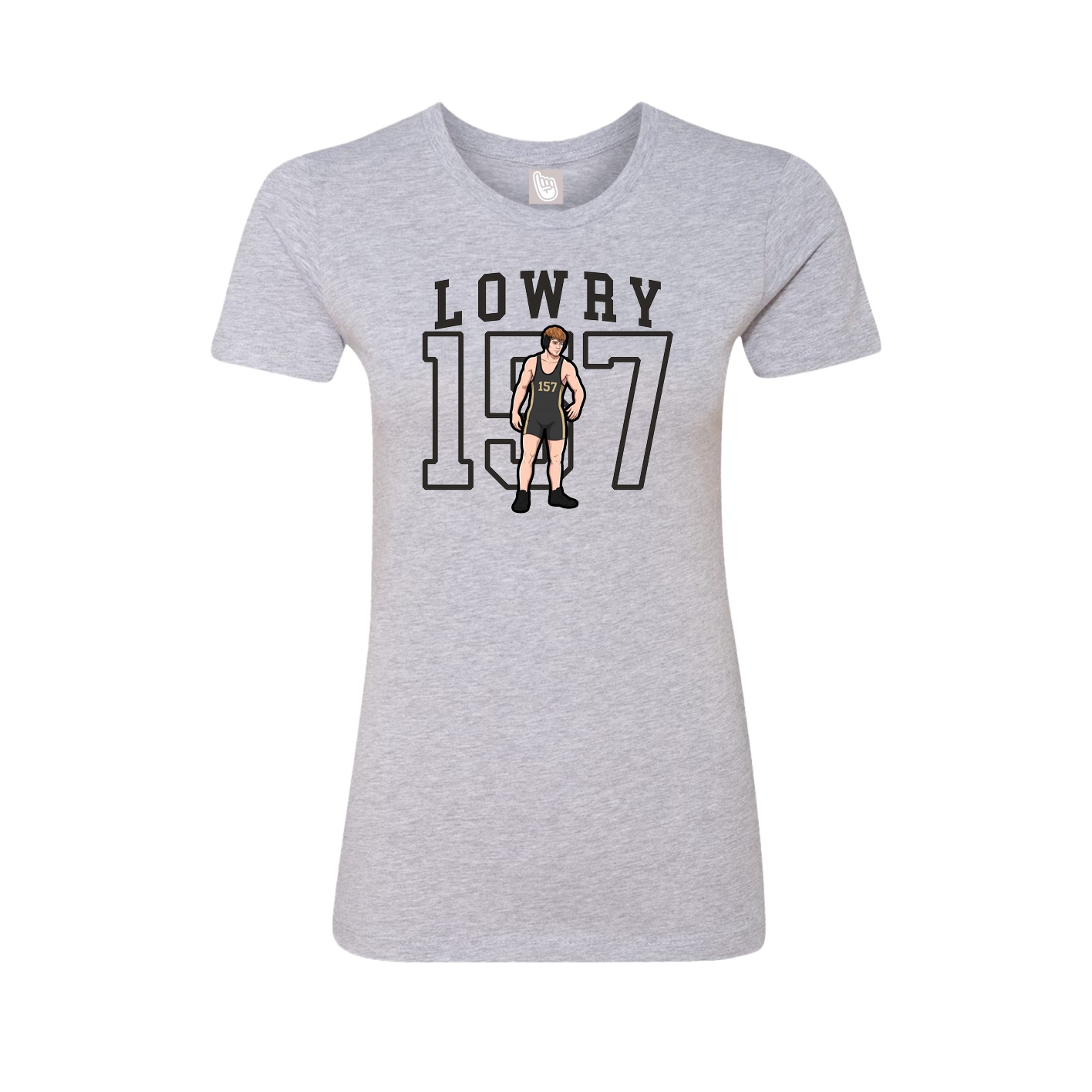 Fitted Women's Tee — Shirsey in Grey