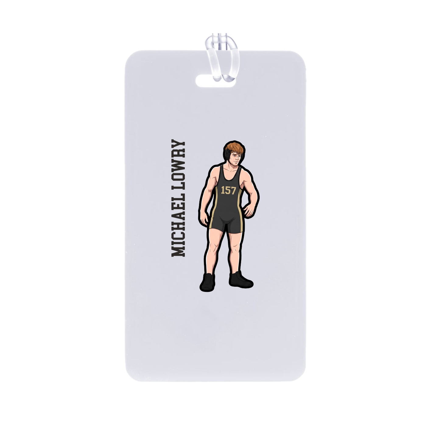 Bag Tag — Name Vertical in Classic
