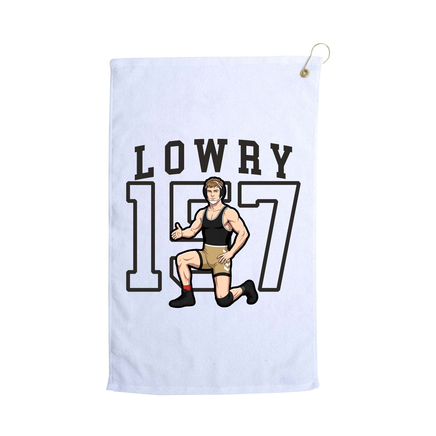 Golf Towel — Shirsey in White