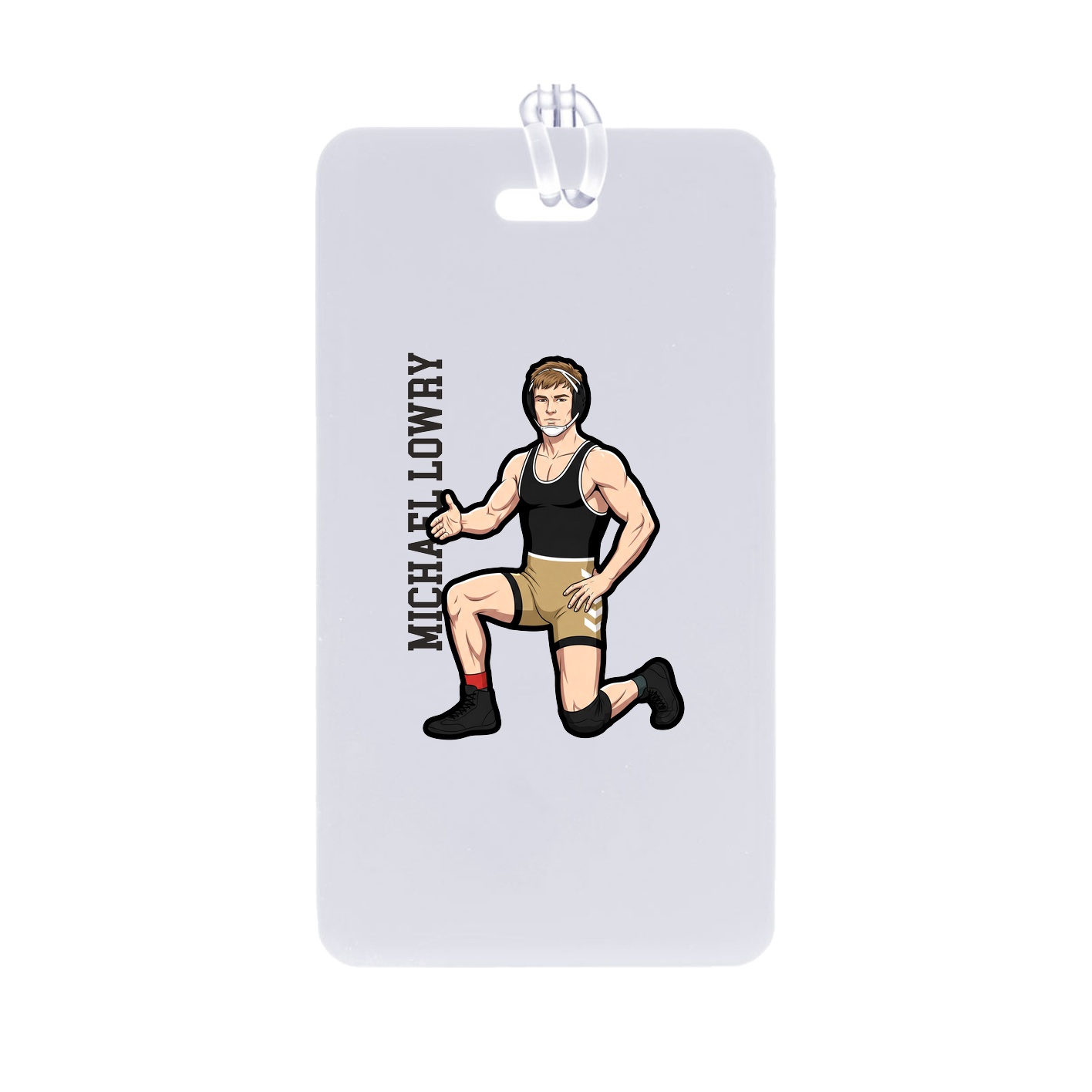 Bag Tag — Name Vertical in Classic