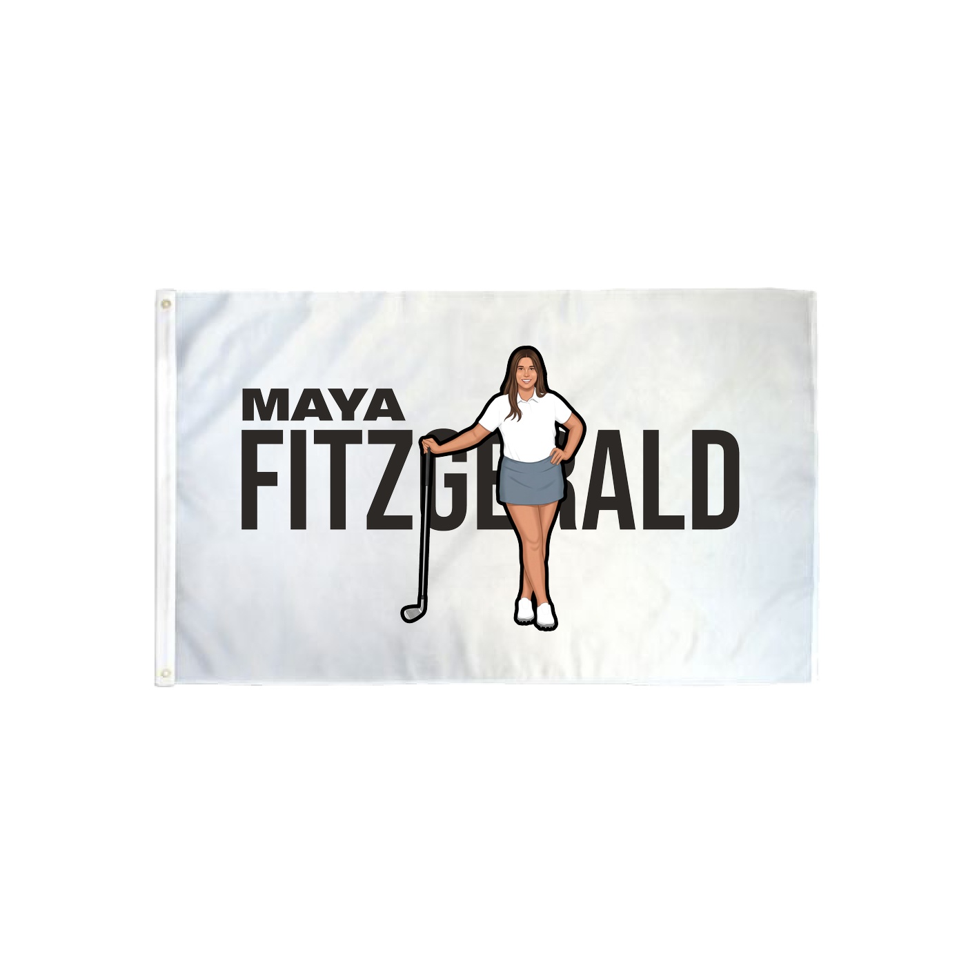 3x5 Flag — Player Name in Classic