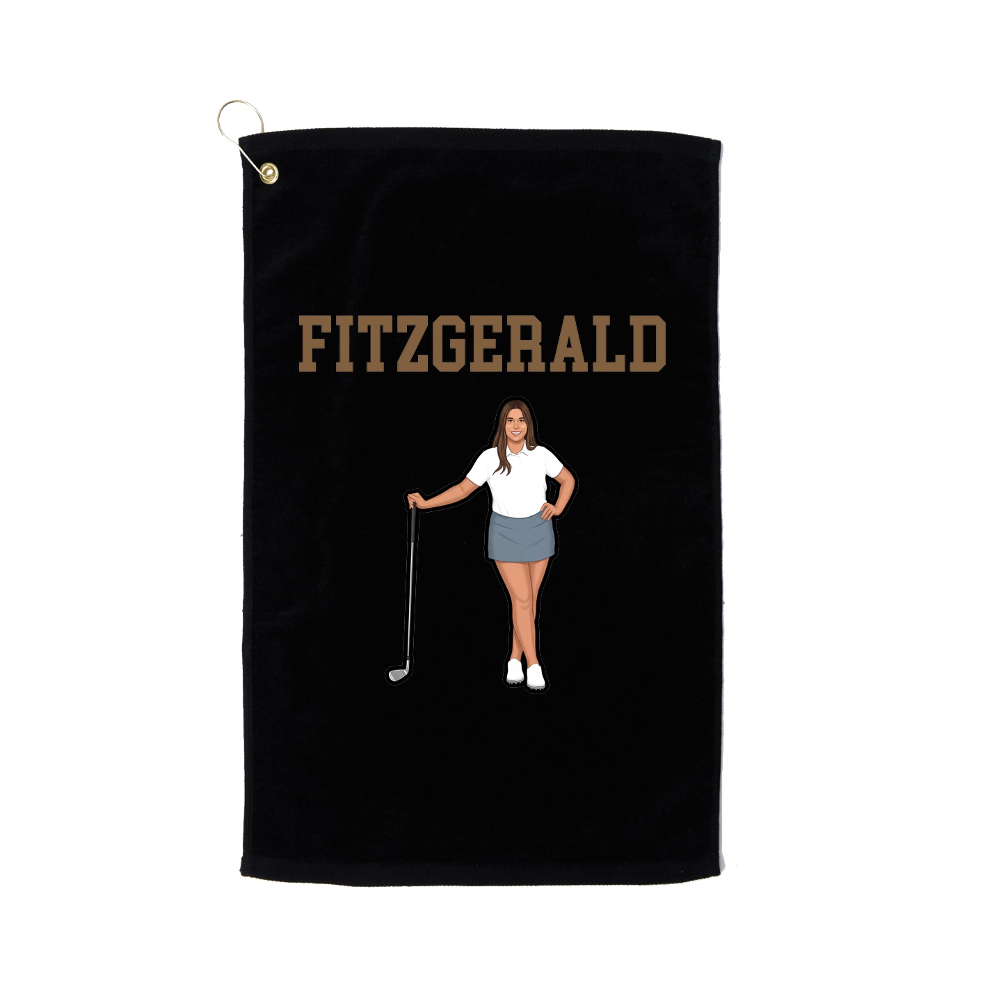 Golf Towel — Shirsey in Black