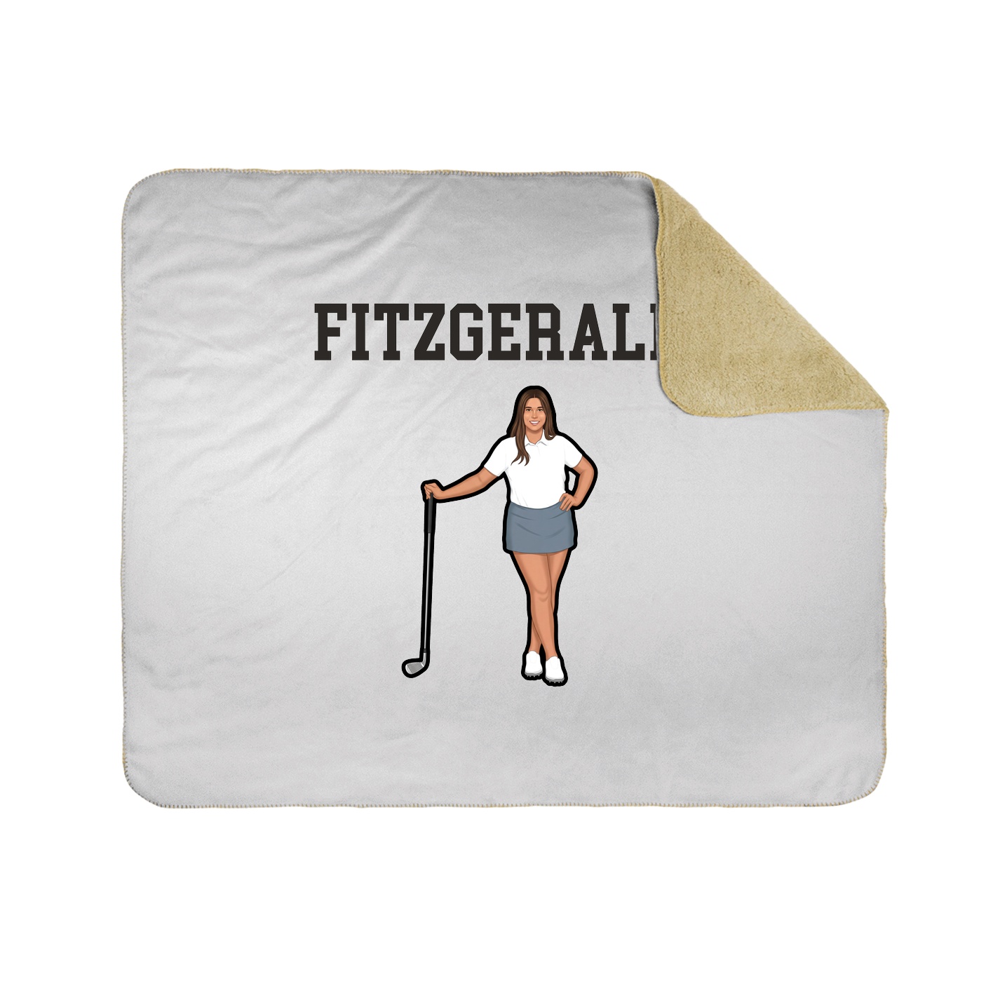 Throw Blanket — Shirsey in White