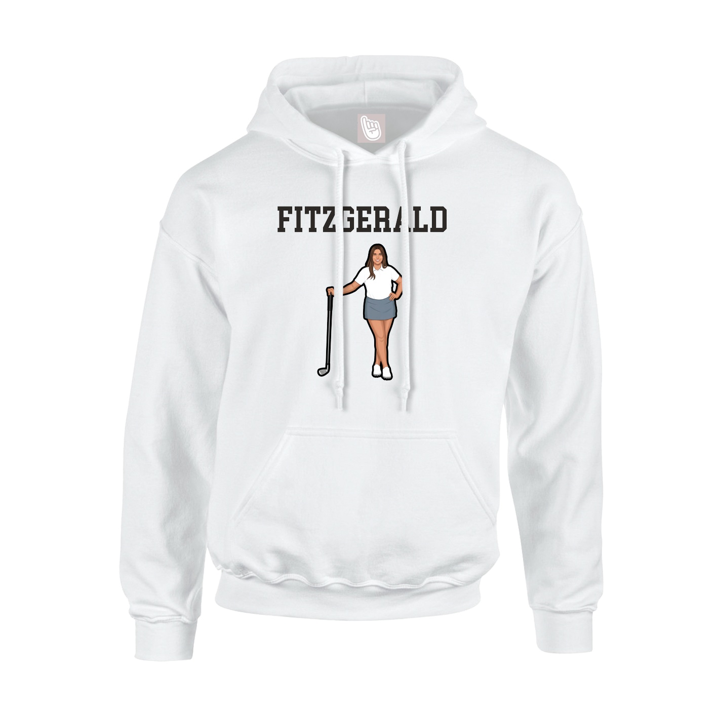 Hoodie — Shirsey in White