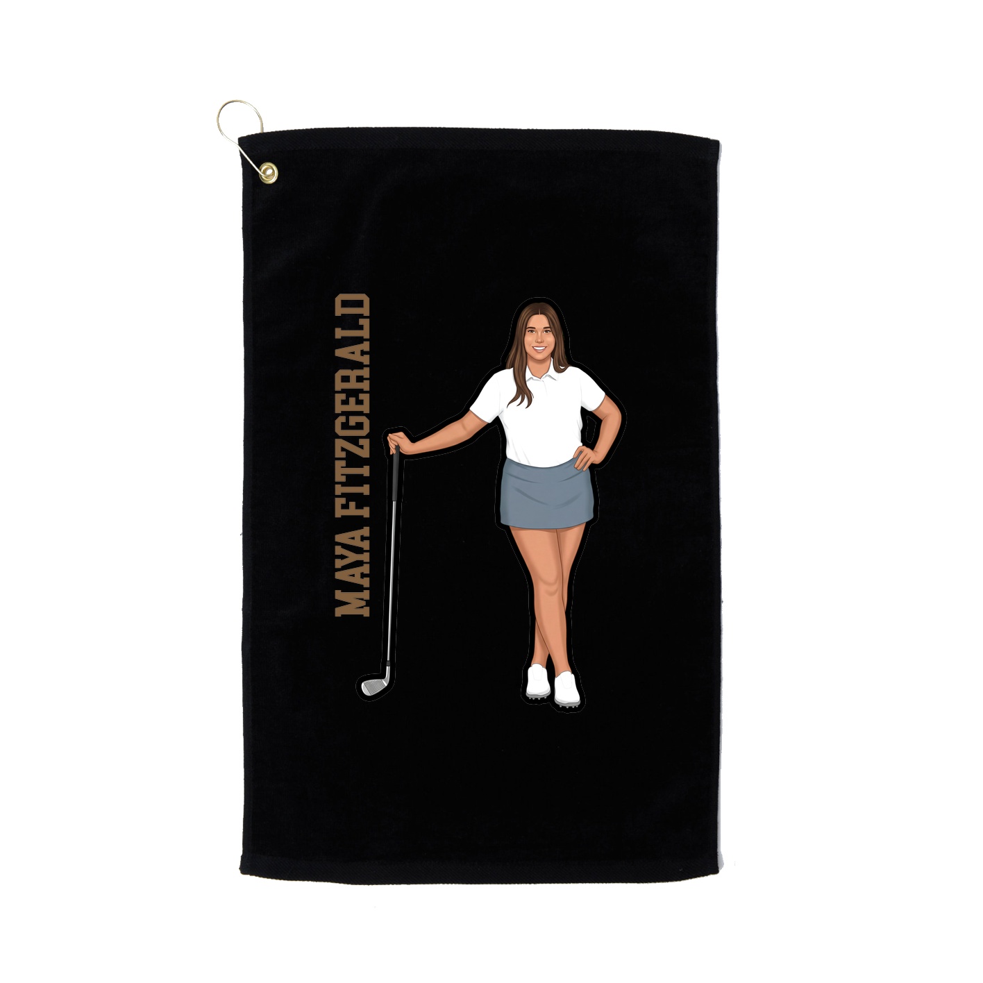 Terry Velour Golf Towel