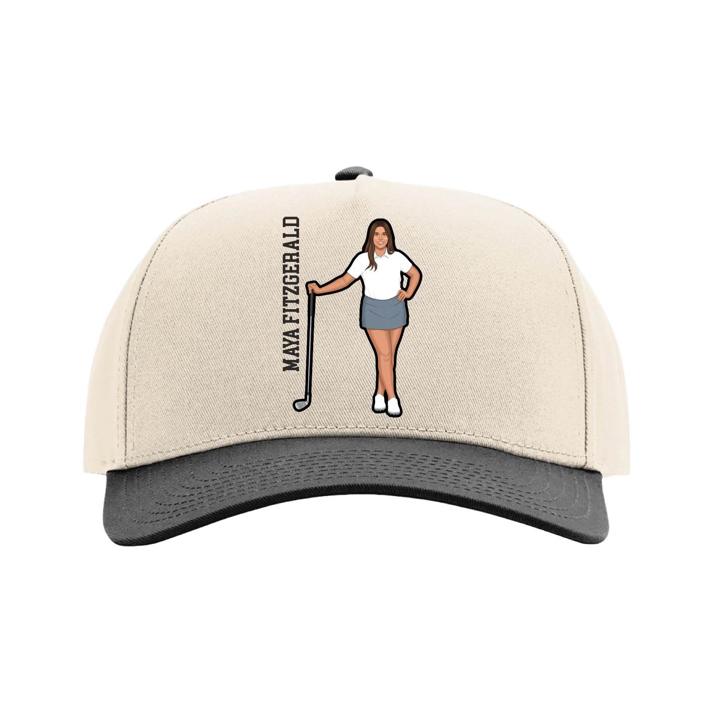 Full Fabric Five-Panel Champ Cap