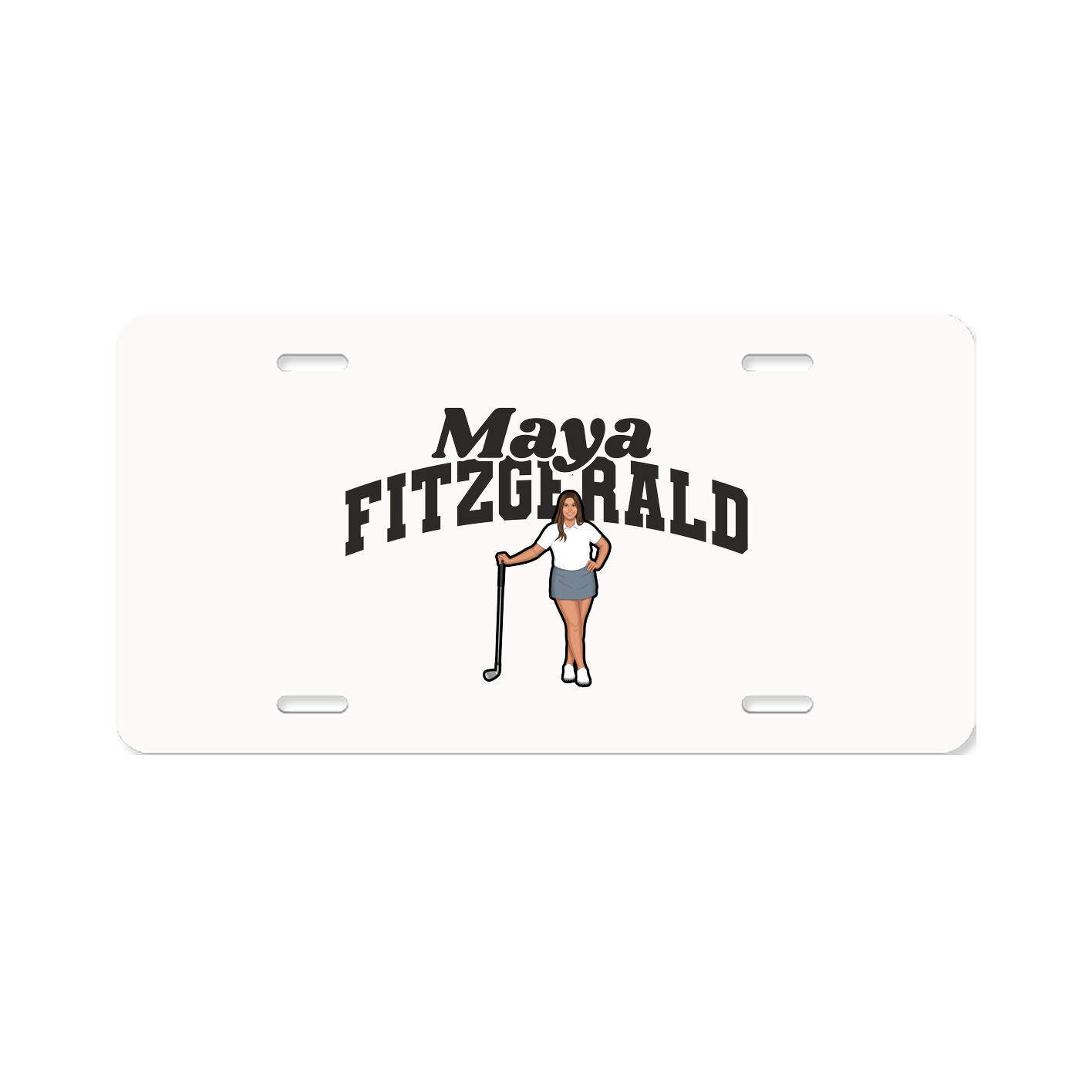 License Plate — Signature Arch in Classic
