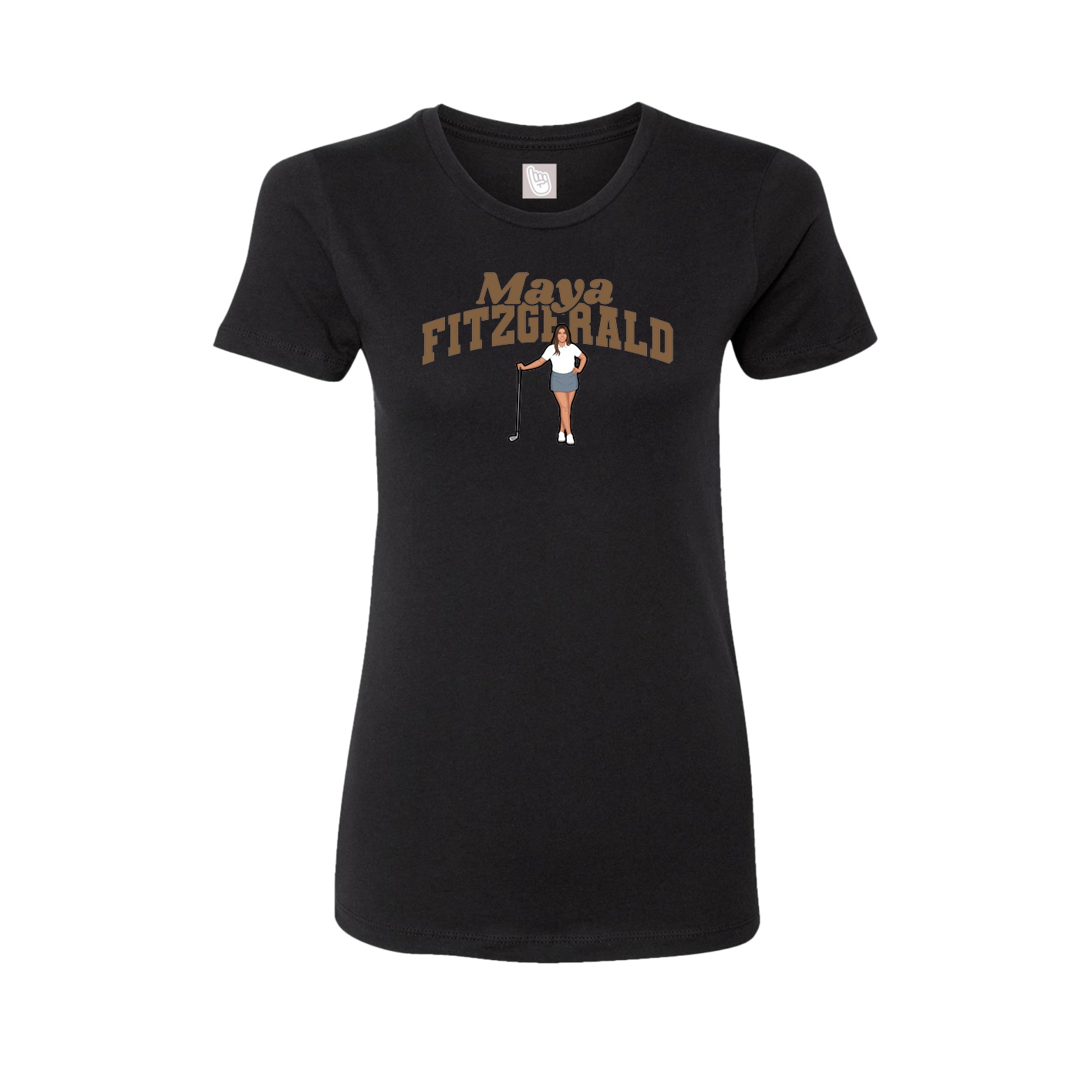 Womens Tee — Signature Arch in Black