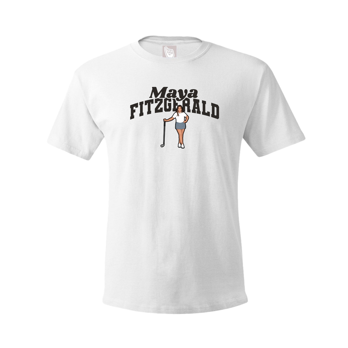 Youth Tee — Signature Arch in White