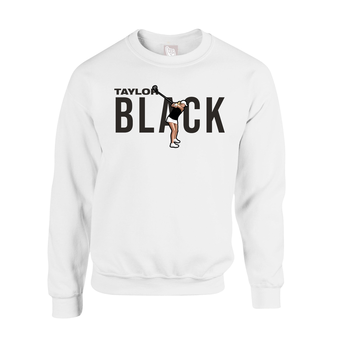 Fleece Crew — Player Name in White