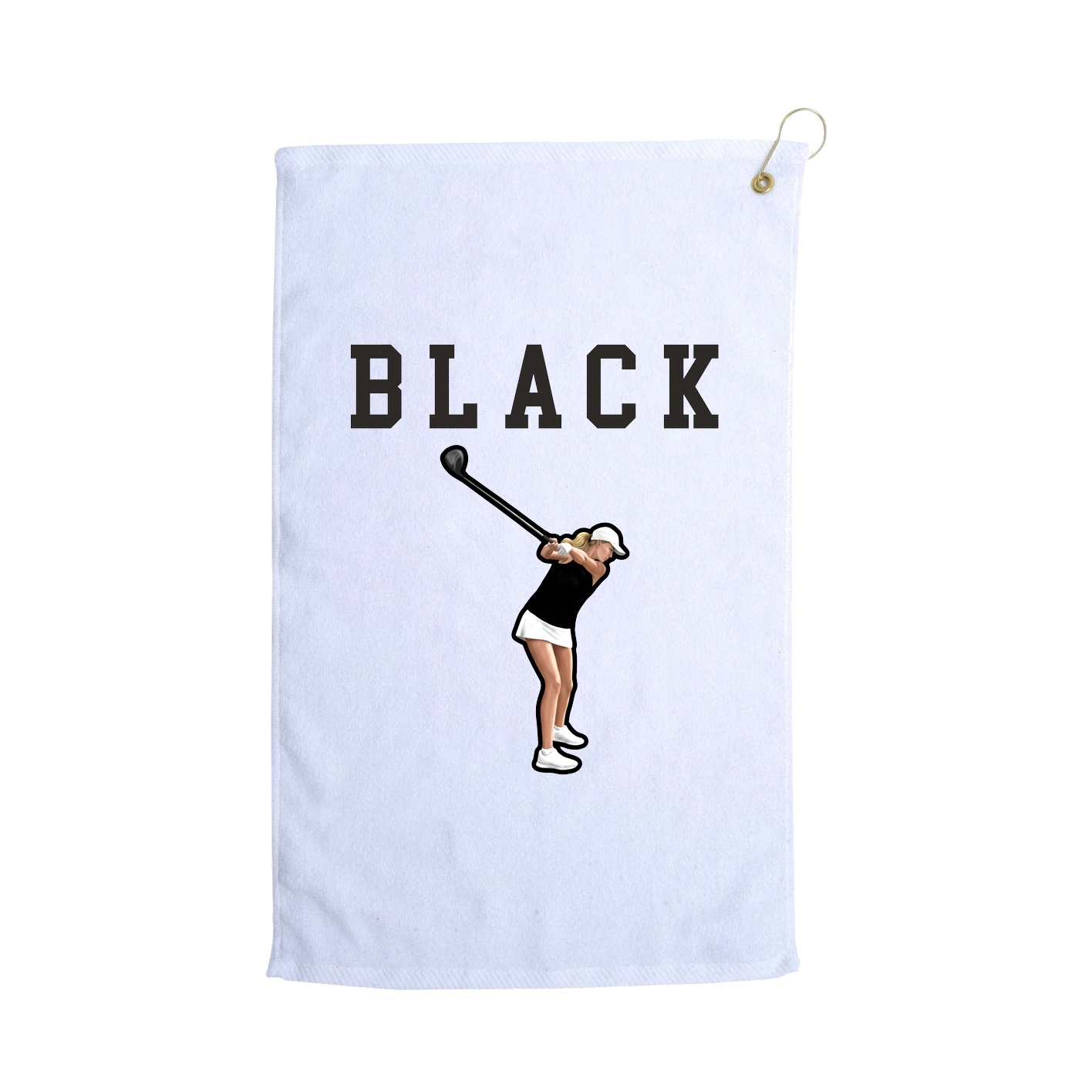 Golf Towel — Shirsey in White