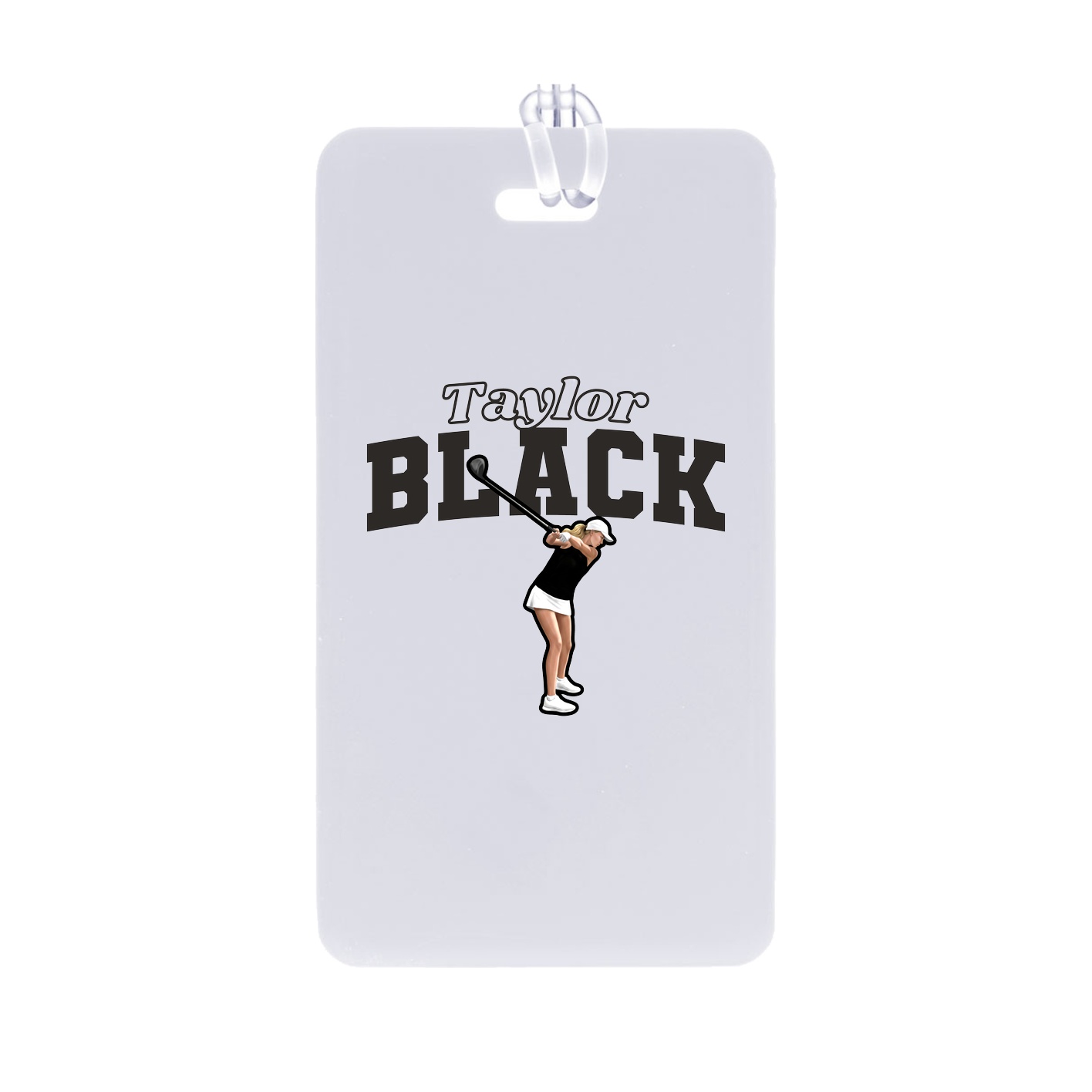 Bag Tag — Name Arch in Classic