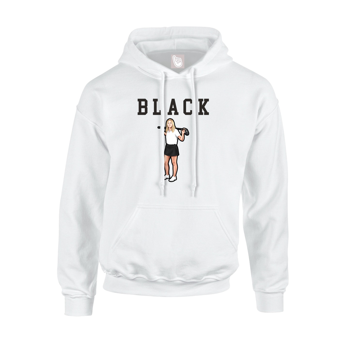 Hoodie — Shirsey in White