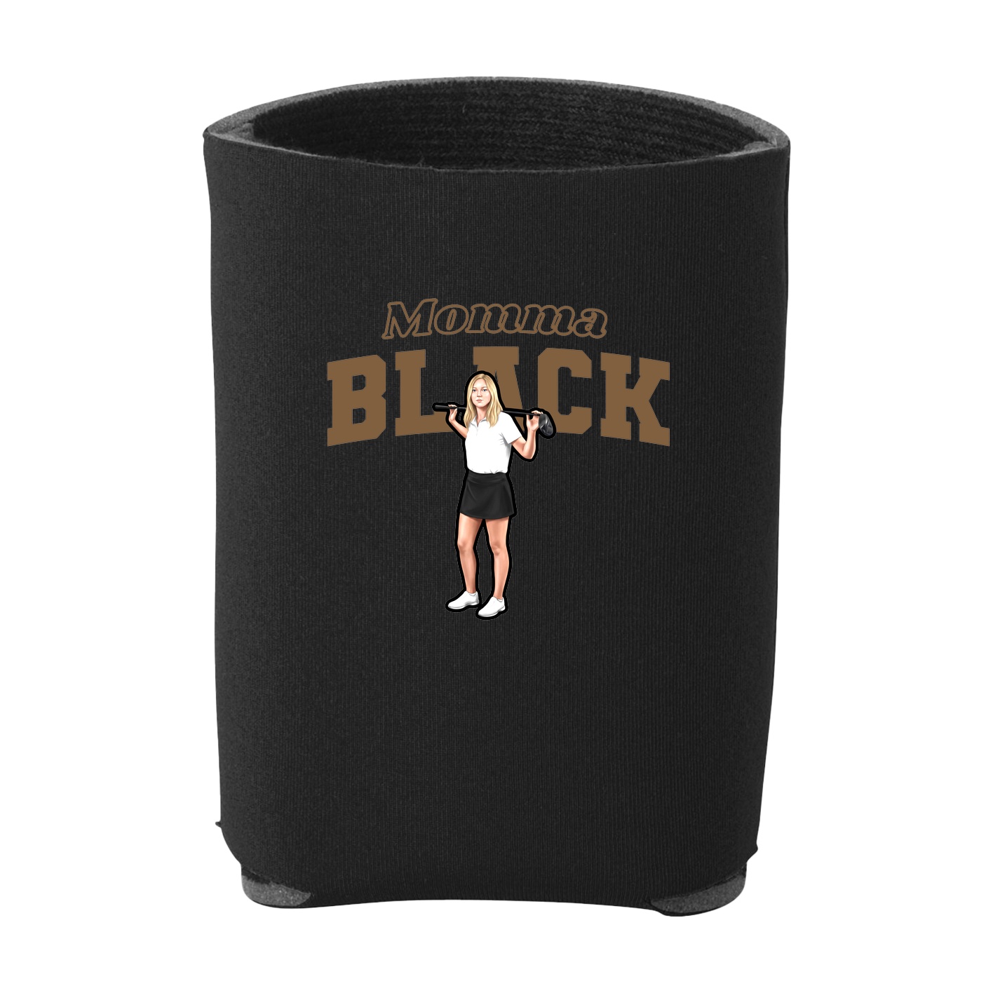 Can Holder — Mothers Day Block in Black