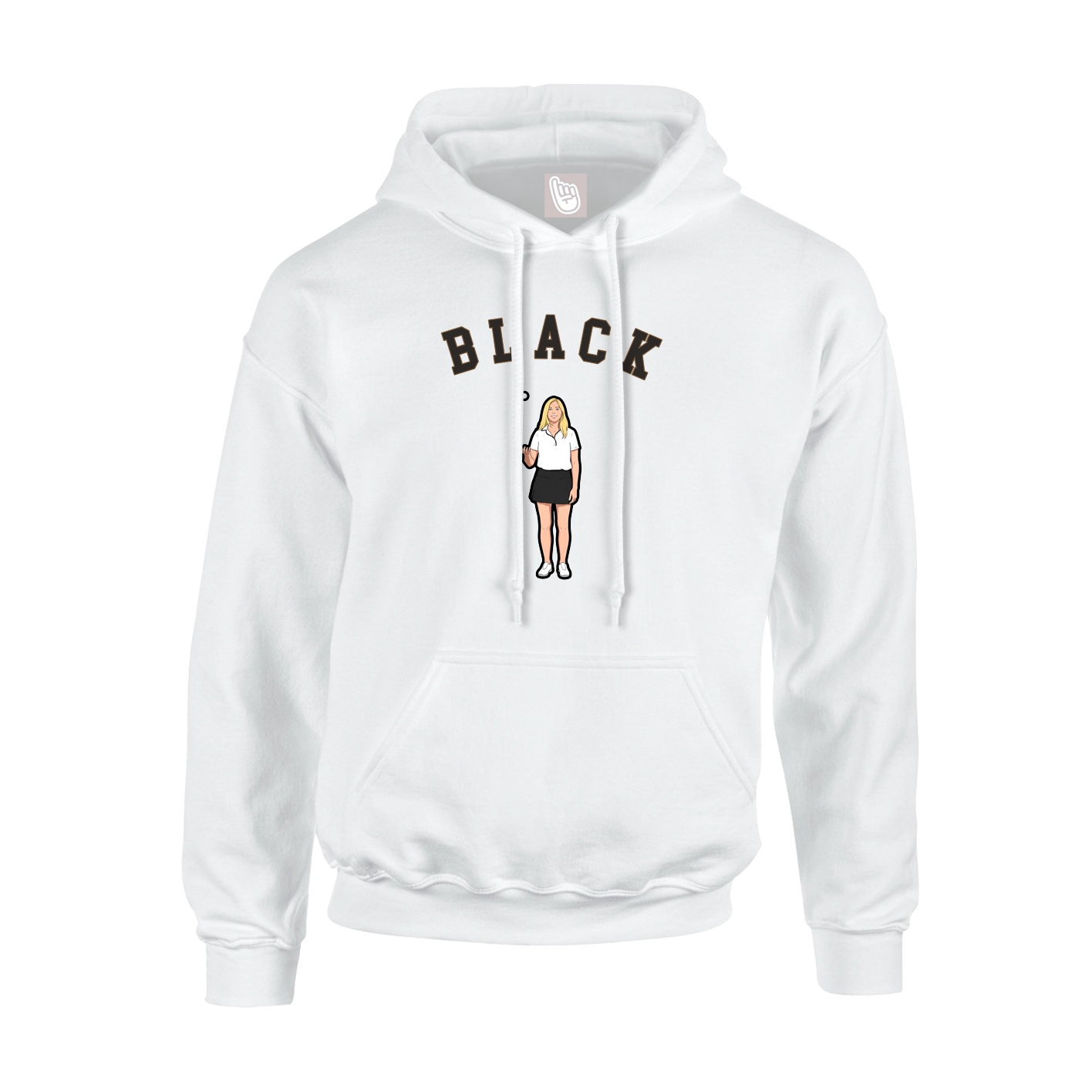 Youth Hoodie — Shirsey Arch in White