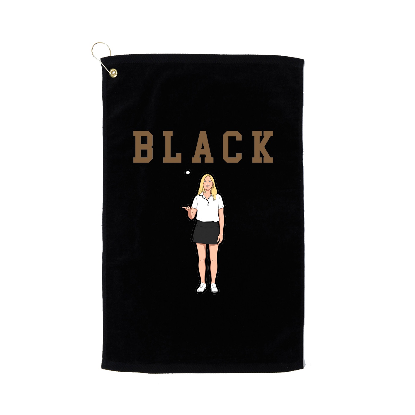 Golf Towel — Shirsey in Black