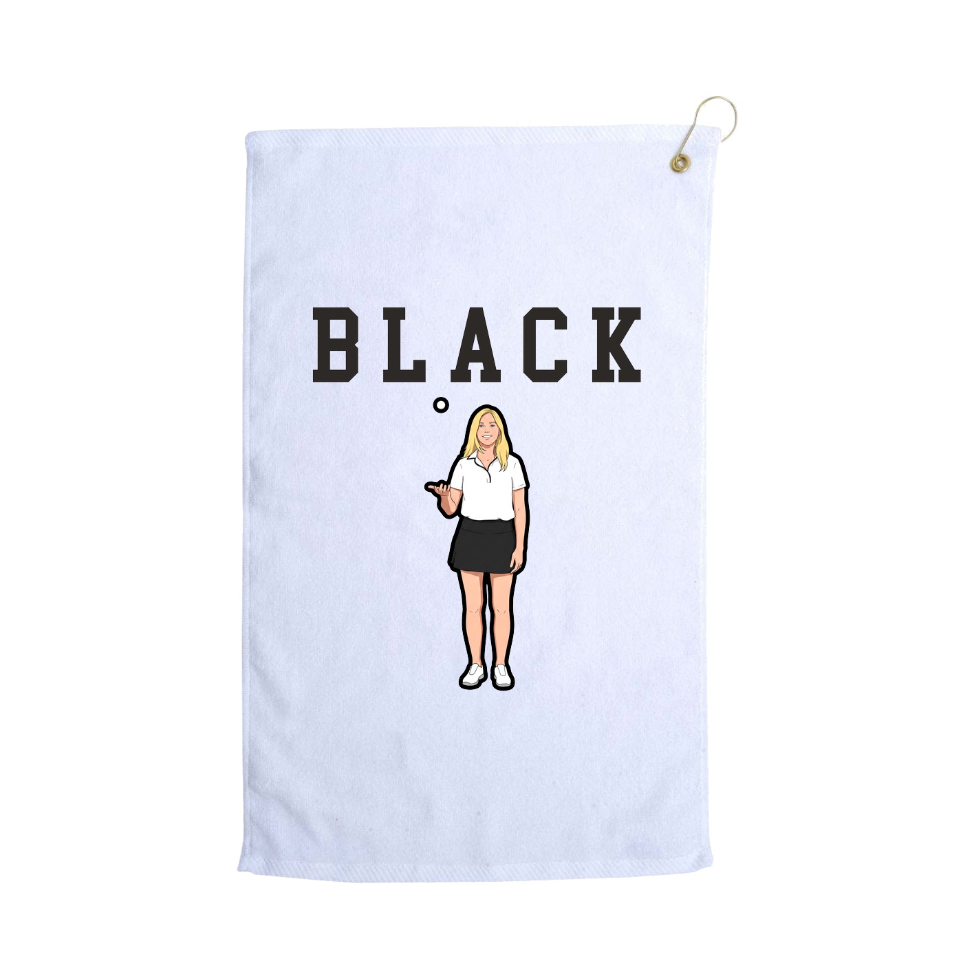 Golf Towel — Shirsey in White