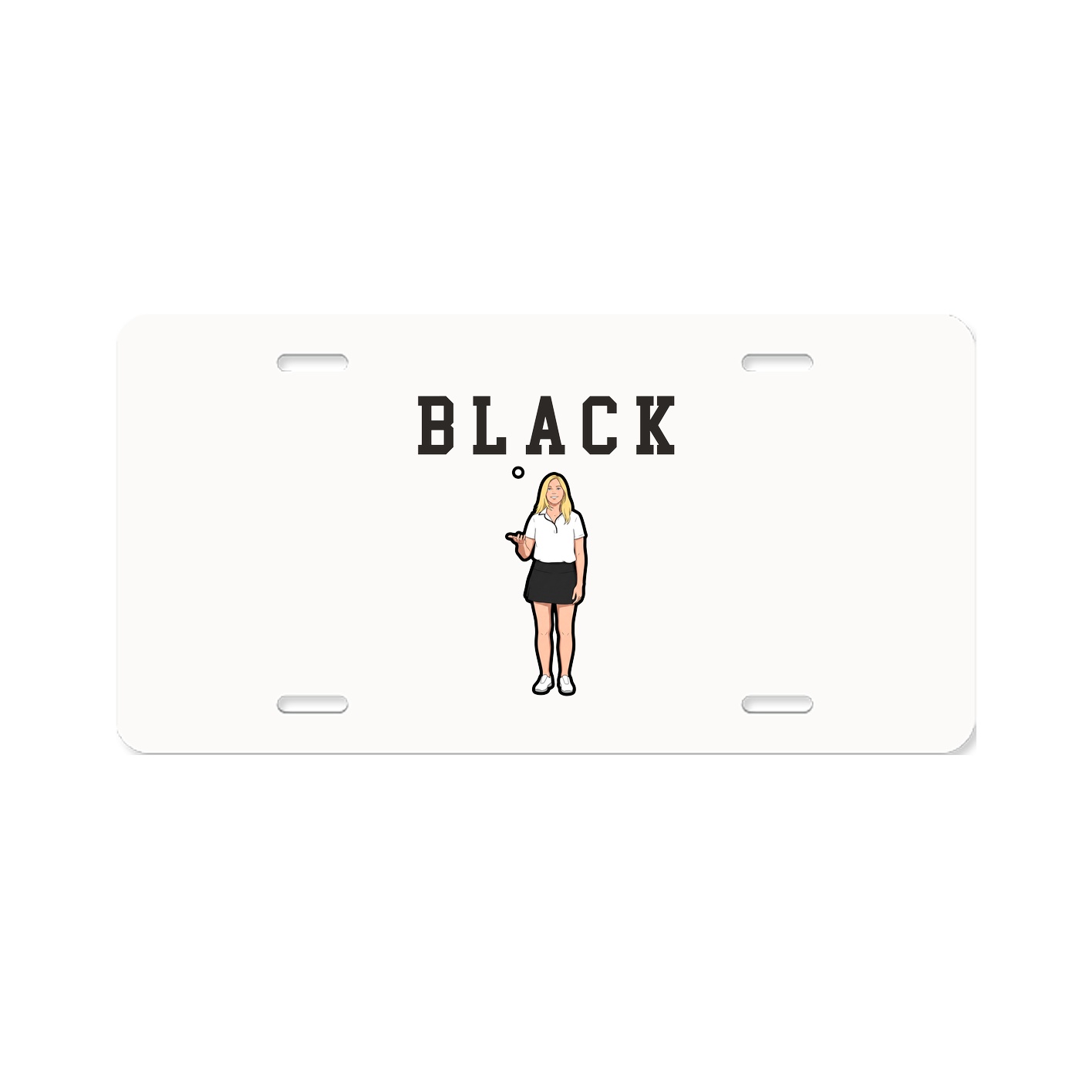 License Plate — Shirsey in Classic