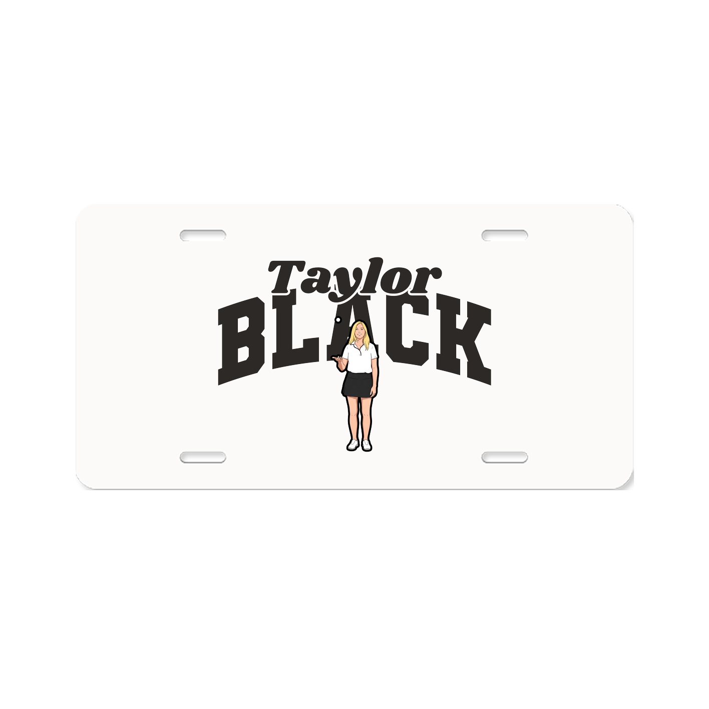 License Plate — Signature Arch in Classic