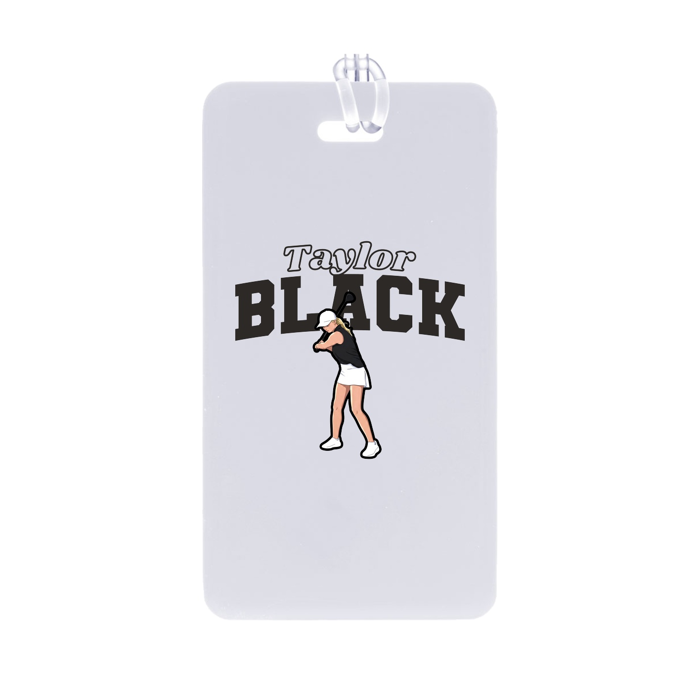 Bag Tag — Name Arch in Classic
