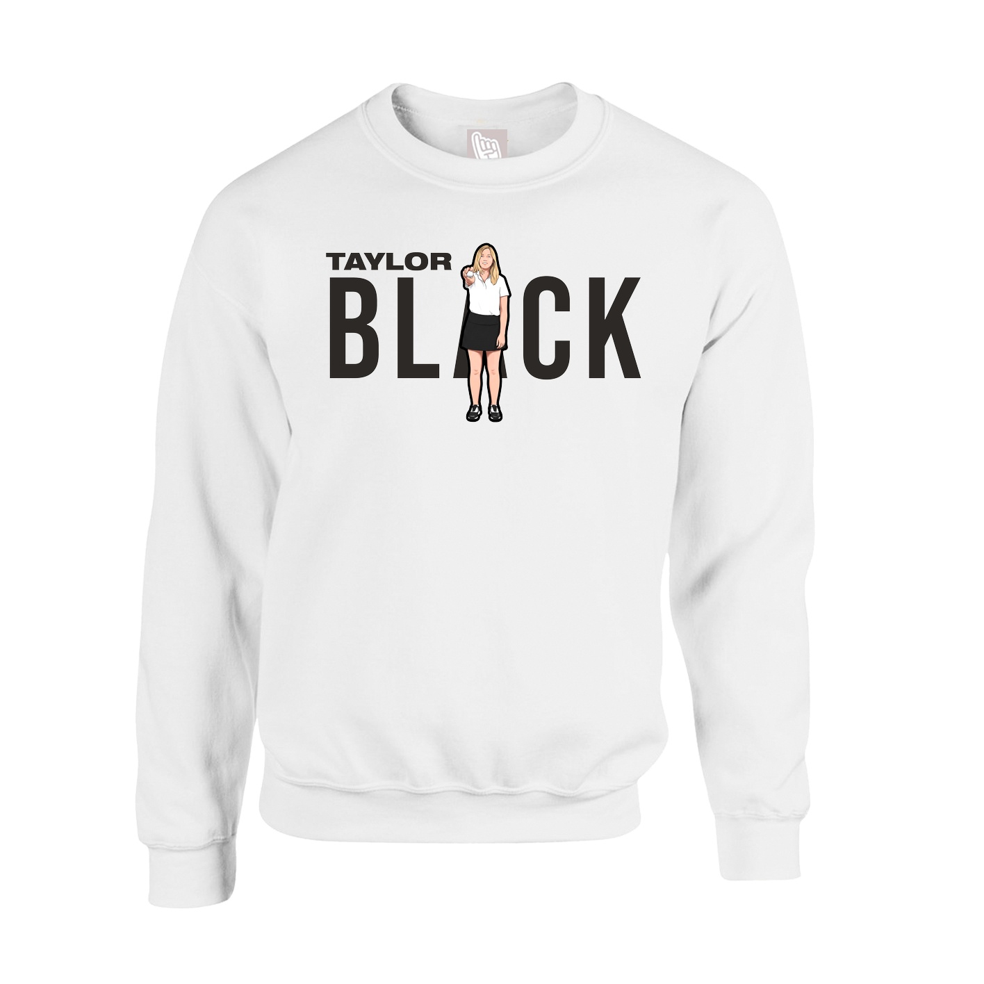 Fleece Crew — Player Name in White