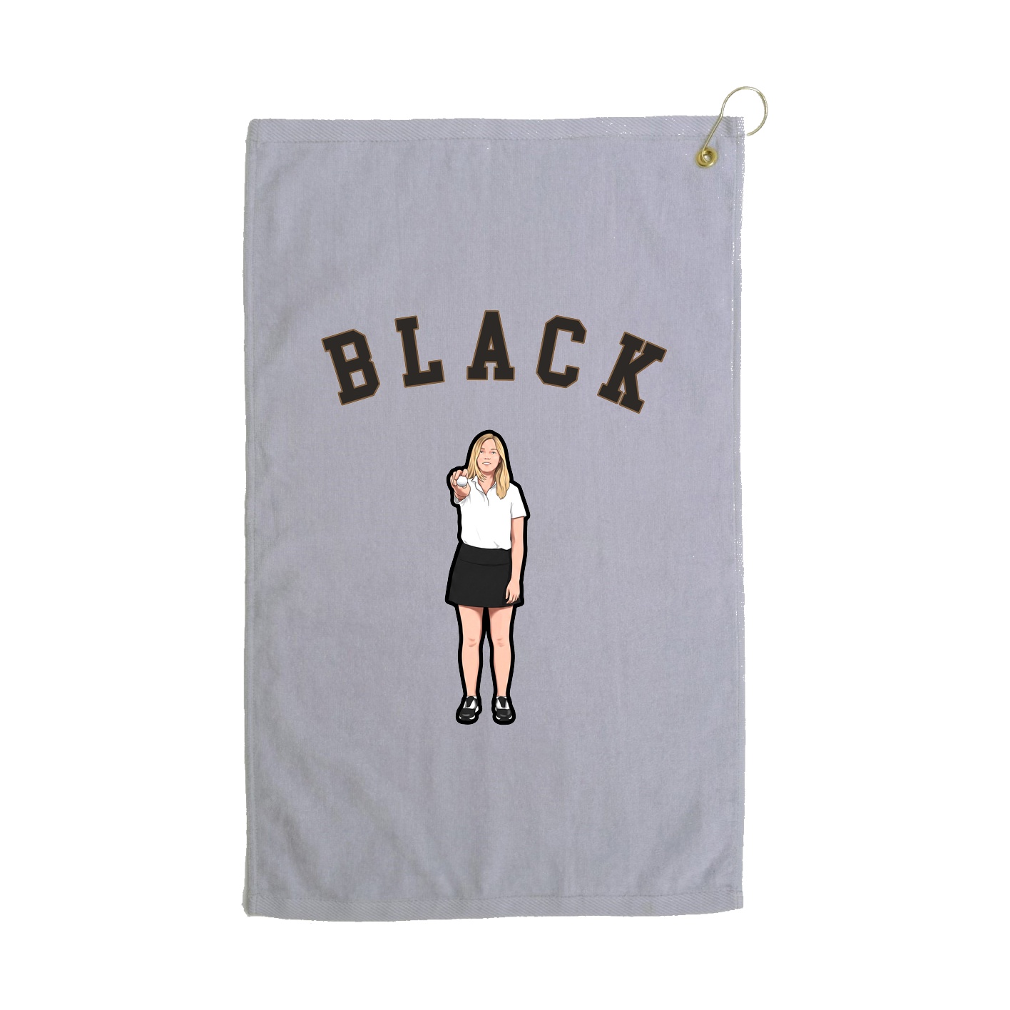 Golf Towel — Shirsey Arch in Grey