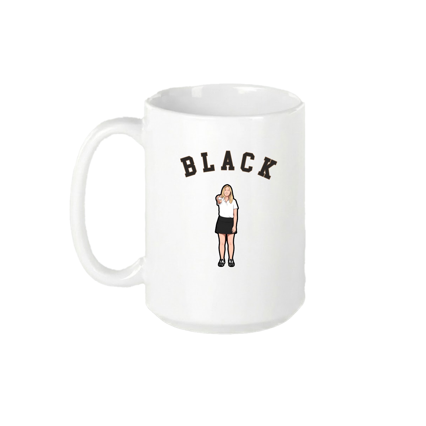 15oz Coffee Mug — Shirsey Arch in White