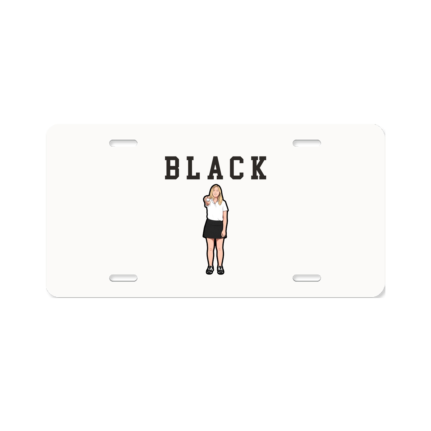 License Plate — Shirsey in Classic