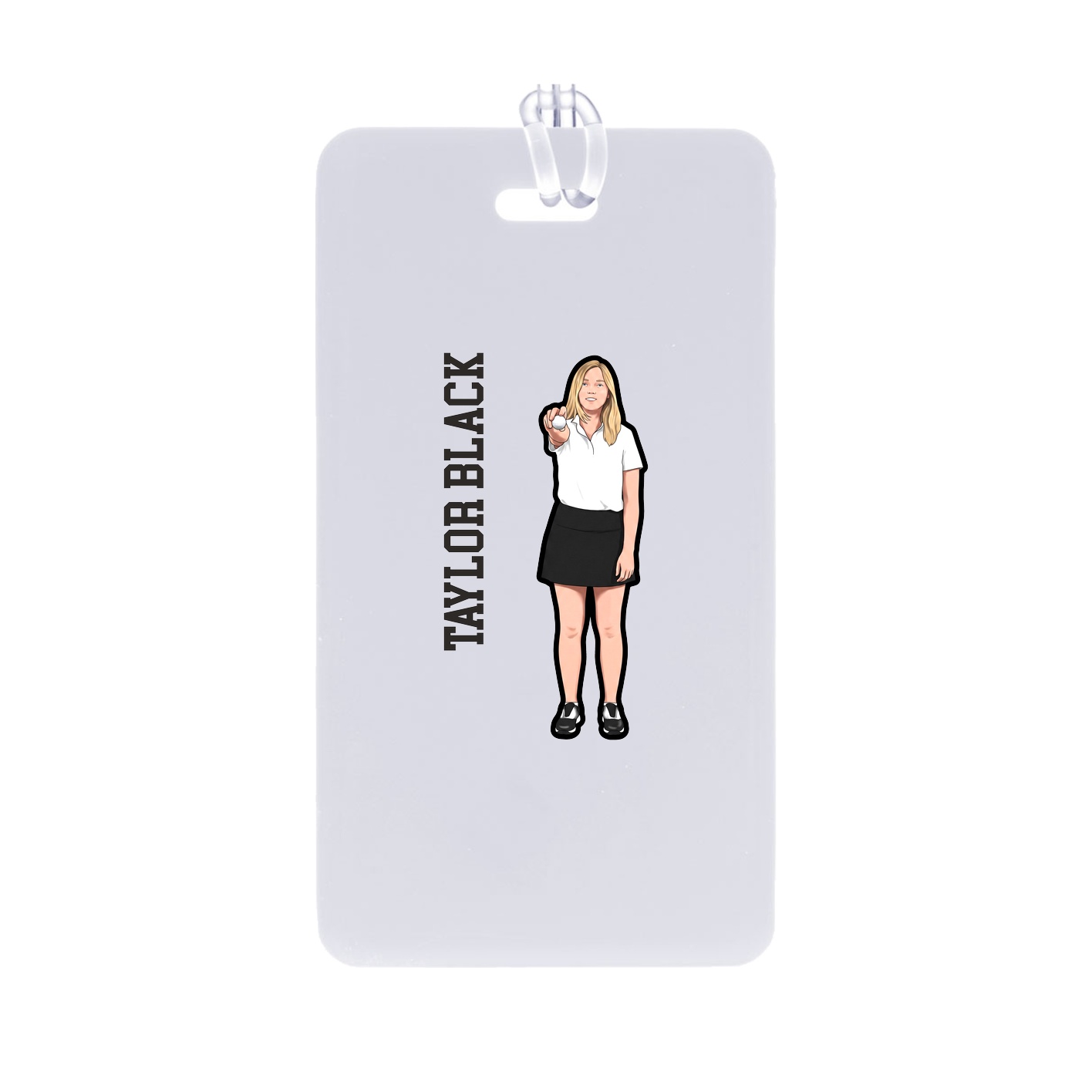 Bag Tag — Name Vertical in Classic