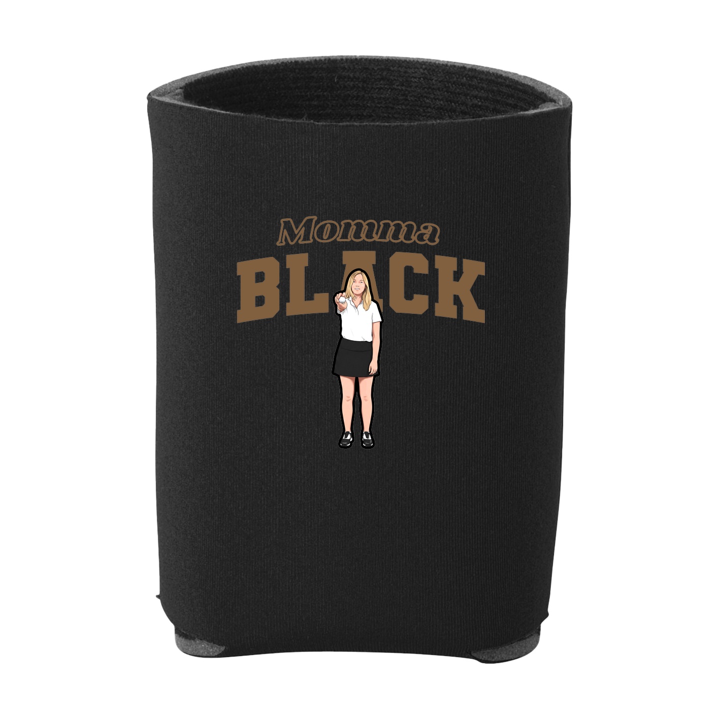 Can Holder — Mothers Day Block in Black
