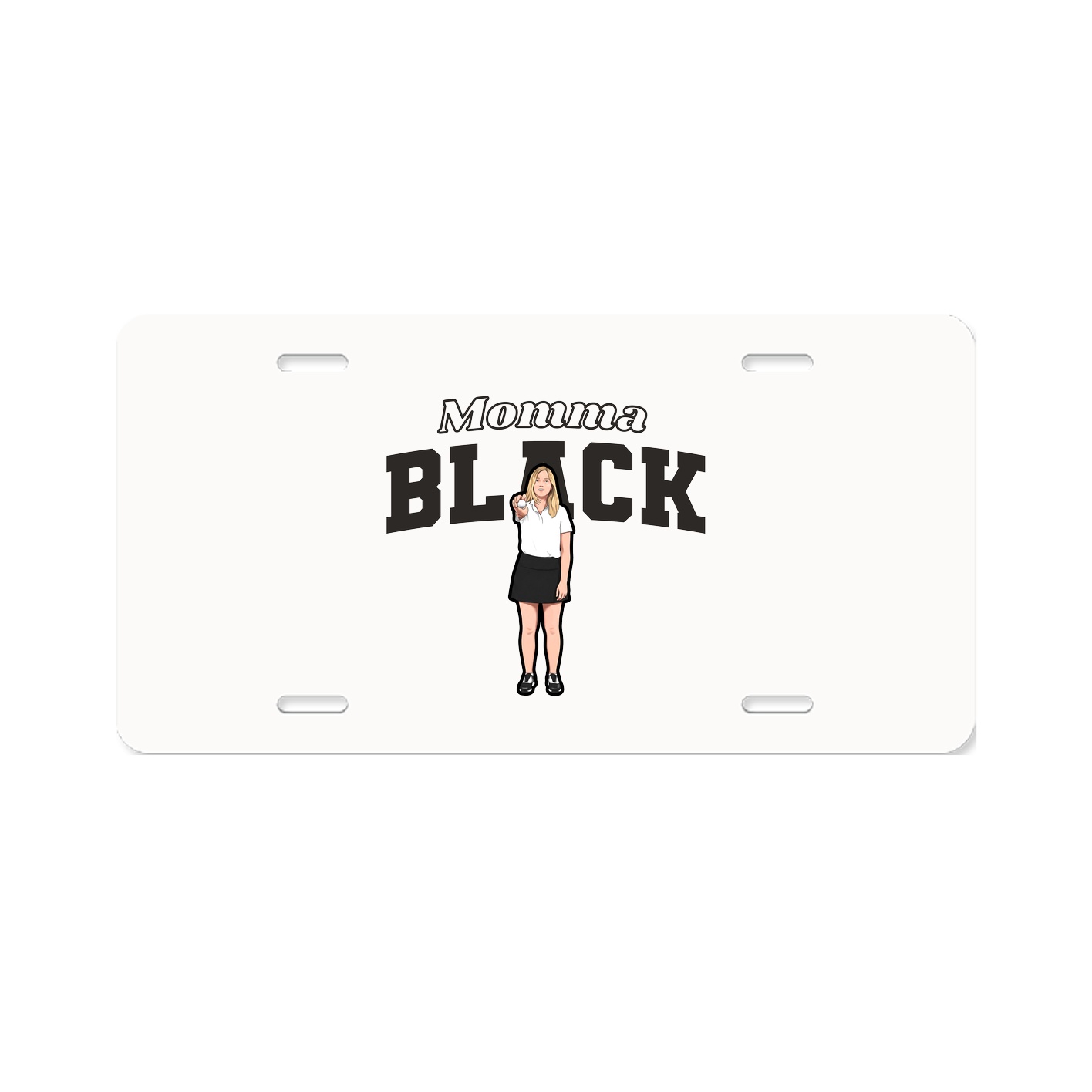 License Plate — Mothers Day Block in Classic