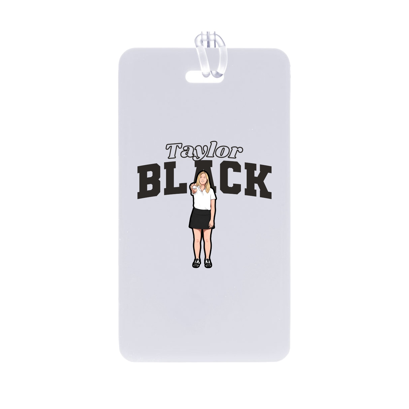 Bag Tag — Name Arch in Classic