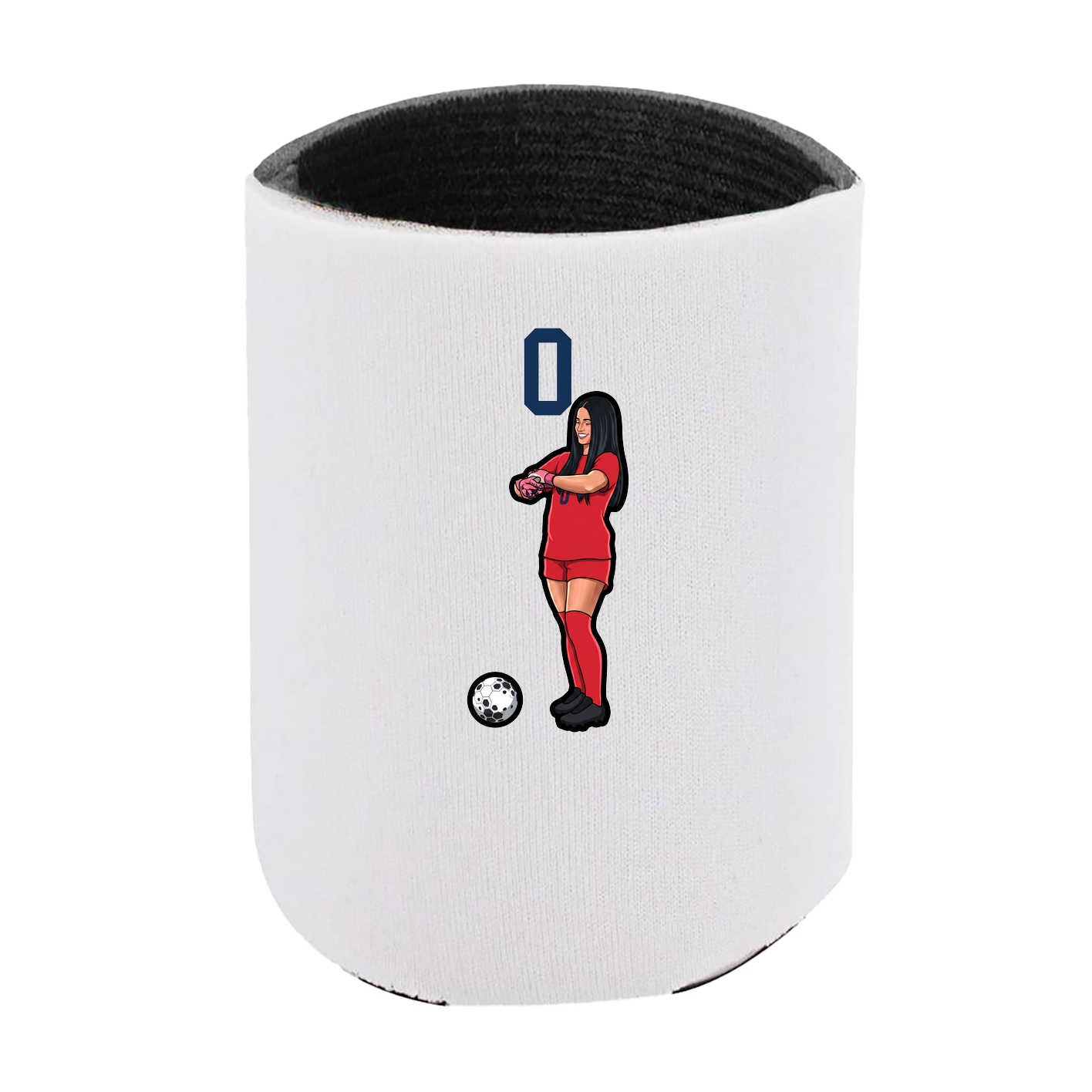 Can Holder — Number Top in White
