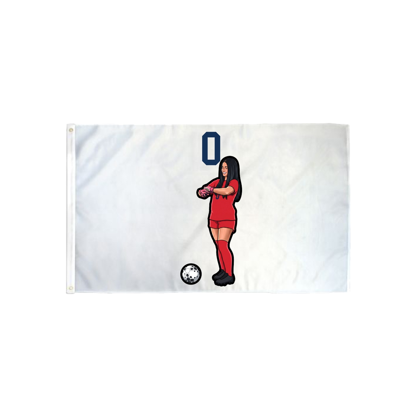 3x5 Flag — Number Top in Classic