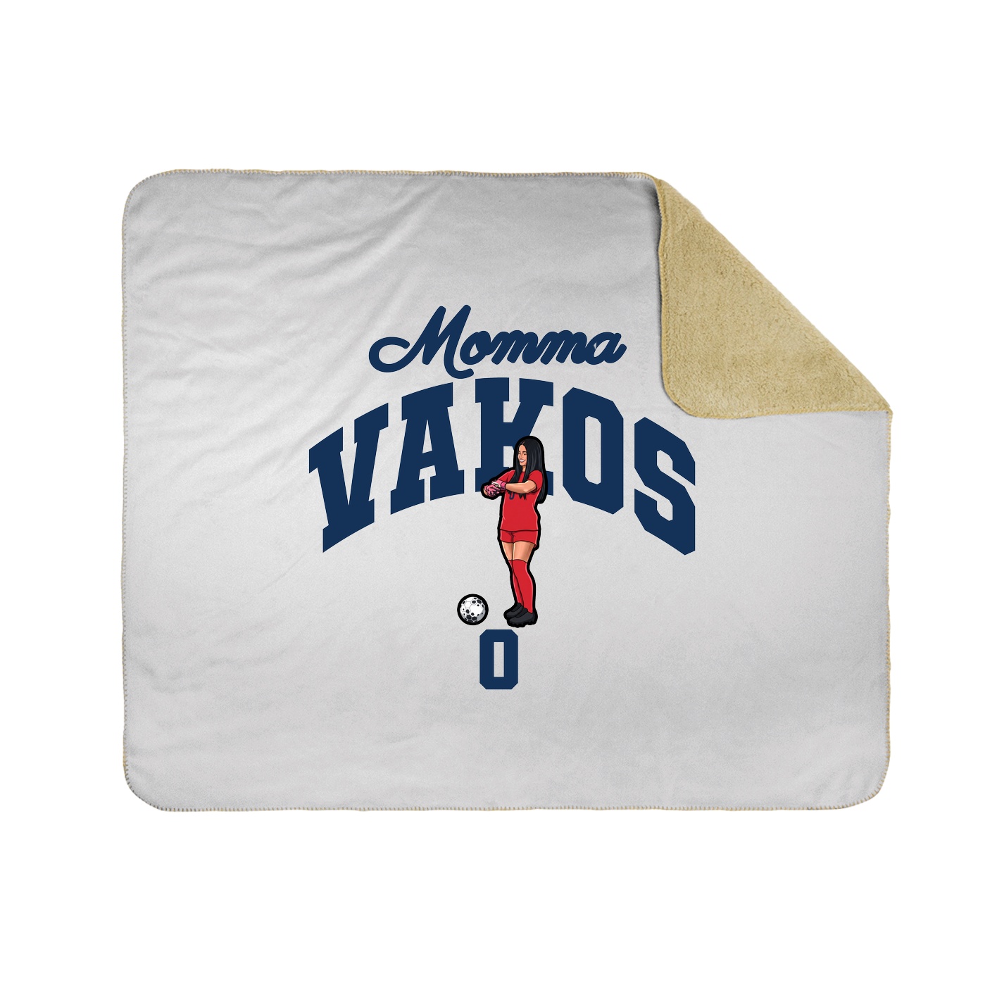 Throw Blanket — Mothers Day Arch in White