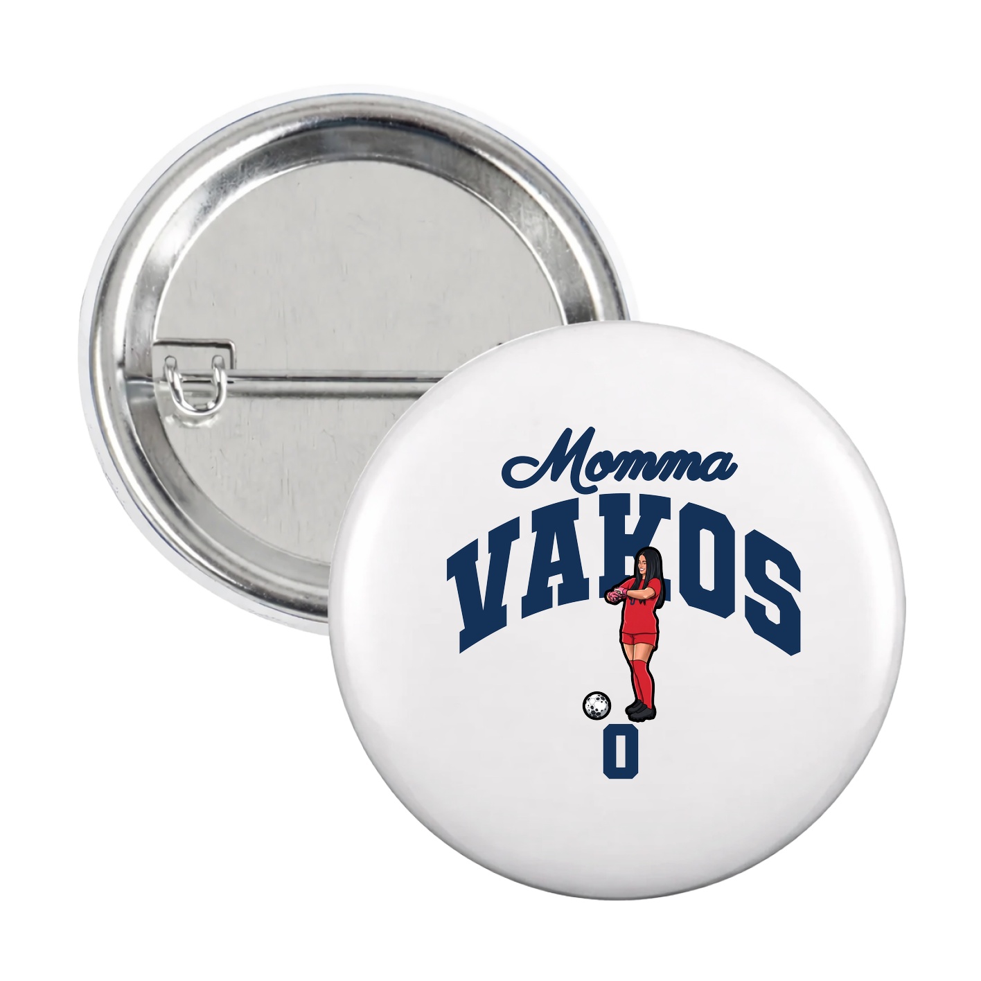 Game Day Button — Mothers Day Arch in White