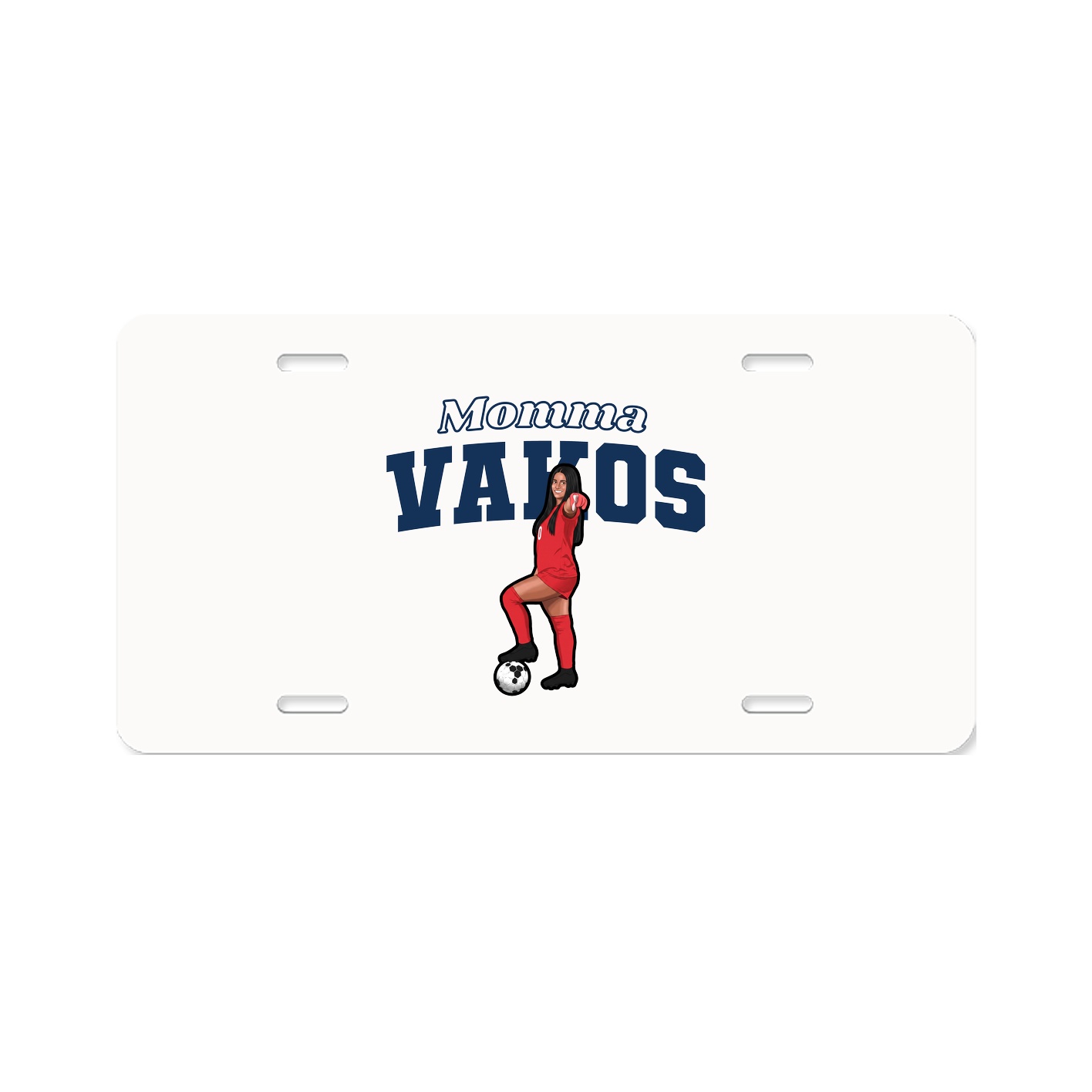 License Plate — Mothers Day Block in Classic