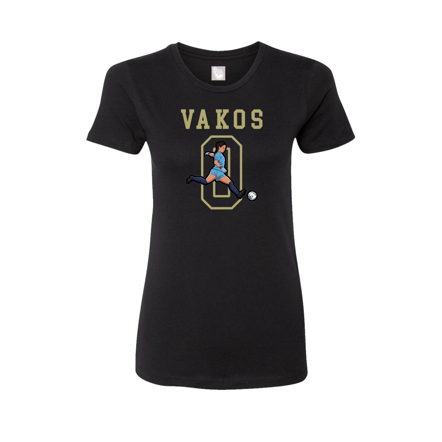 Fitted Women's Tee — Shirsey in Black