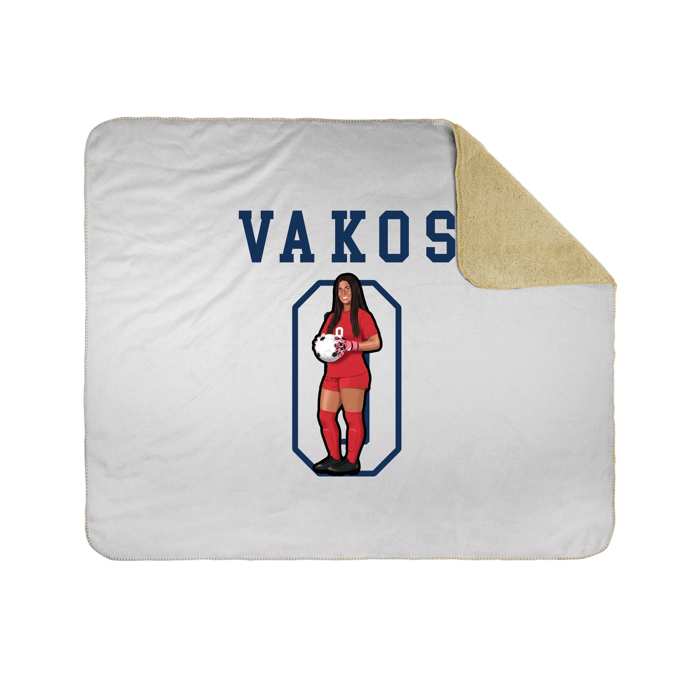 Throw Blanket — Shirsey in White