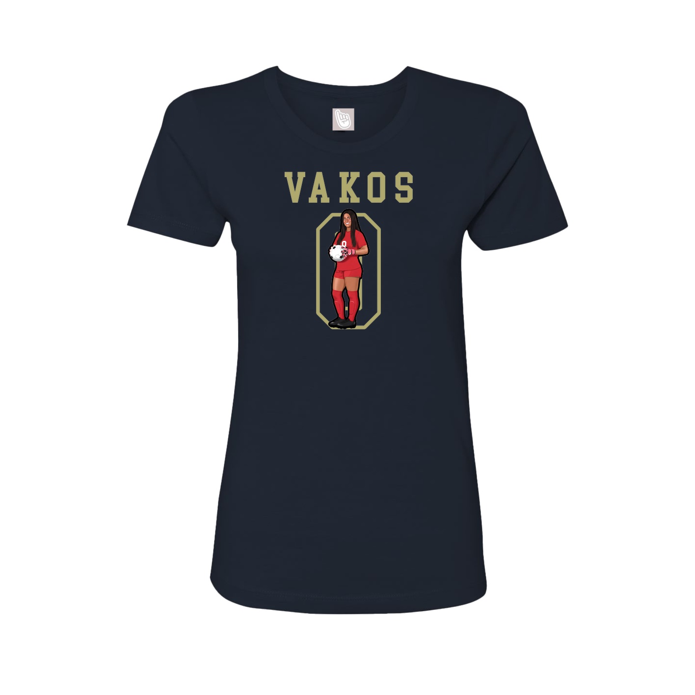Fitted Women's Tee — Shirsey in Navy