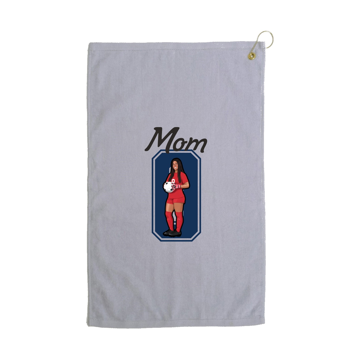 Golf Towel — Mothers Day Shirsey in Grey