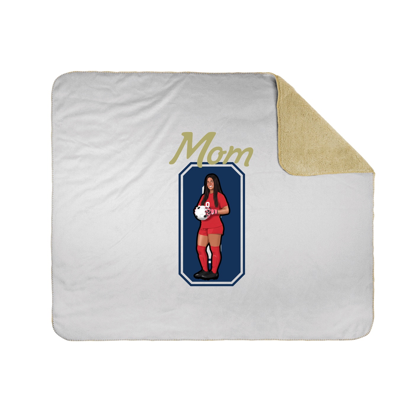 Throw Blanket — Mothers Day Shirsey in White