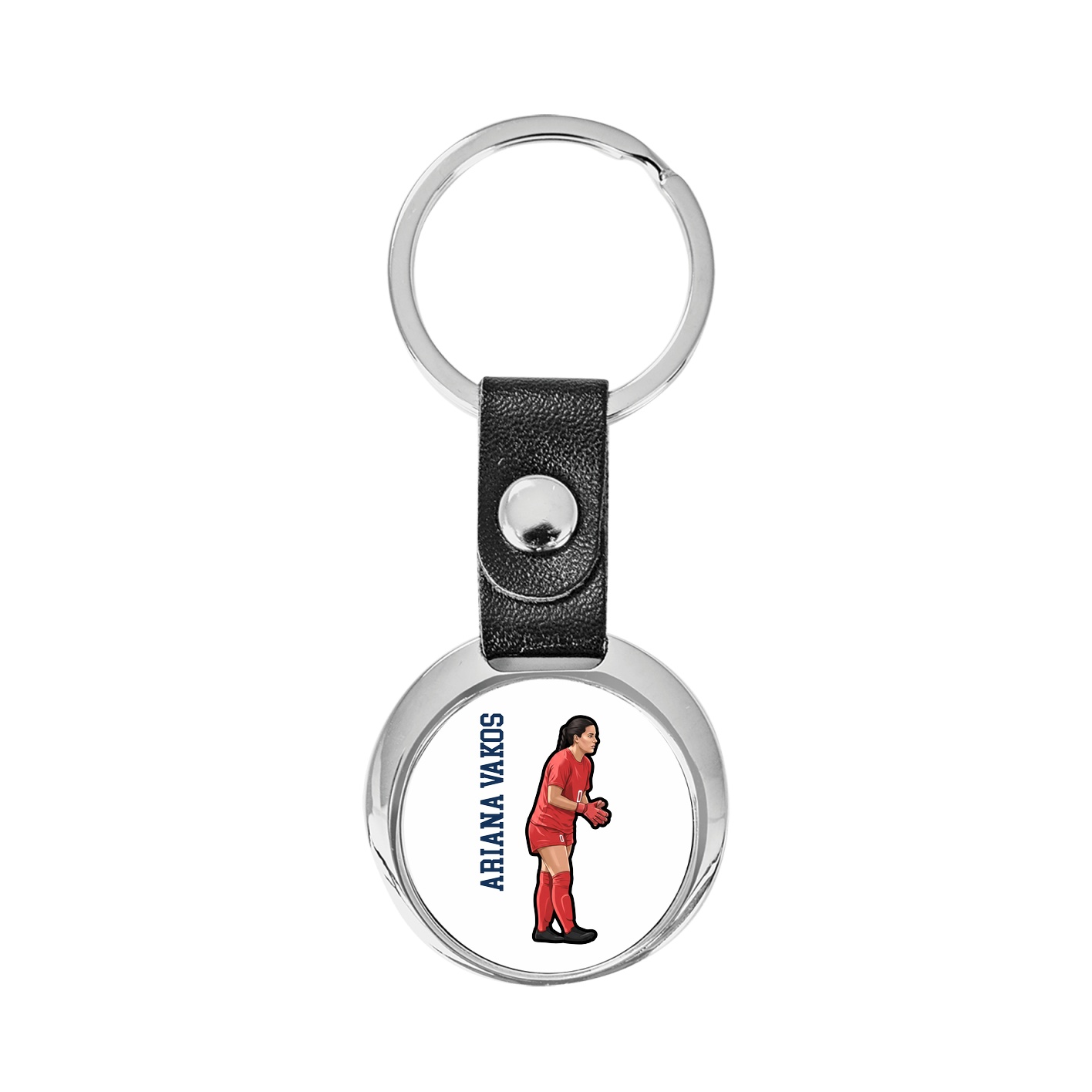 Key Chain — Name Vertical in Classic