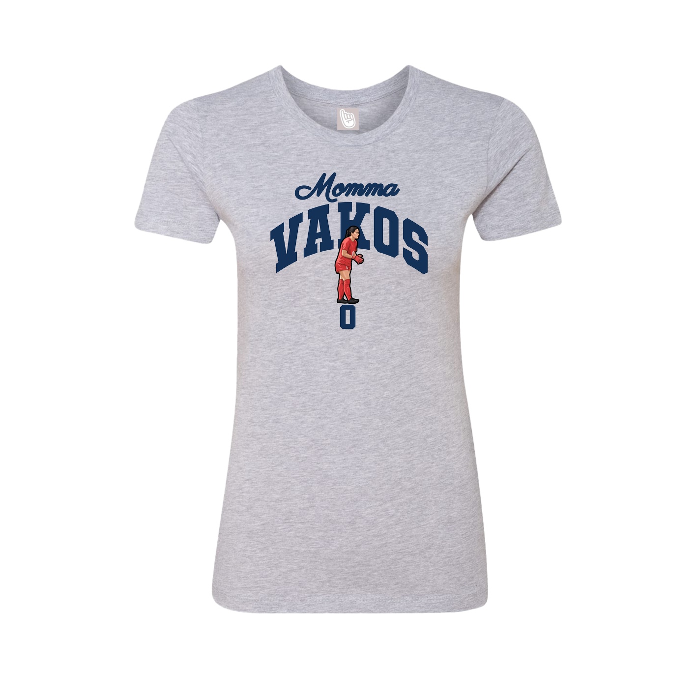 Womens Tee — Mothers Day Arch in Grey