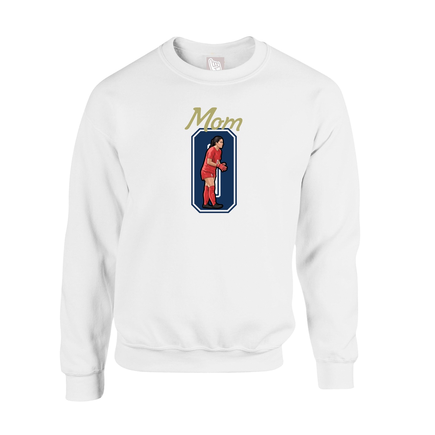 Fleece Crew — Mothers Day Shirsey in White