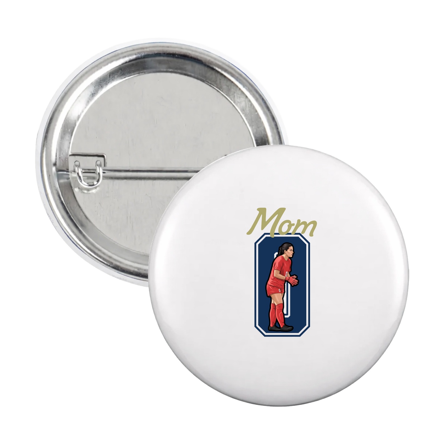 Game Day Button — Mothers Day Shirsey in White