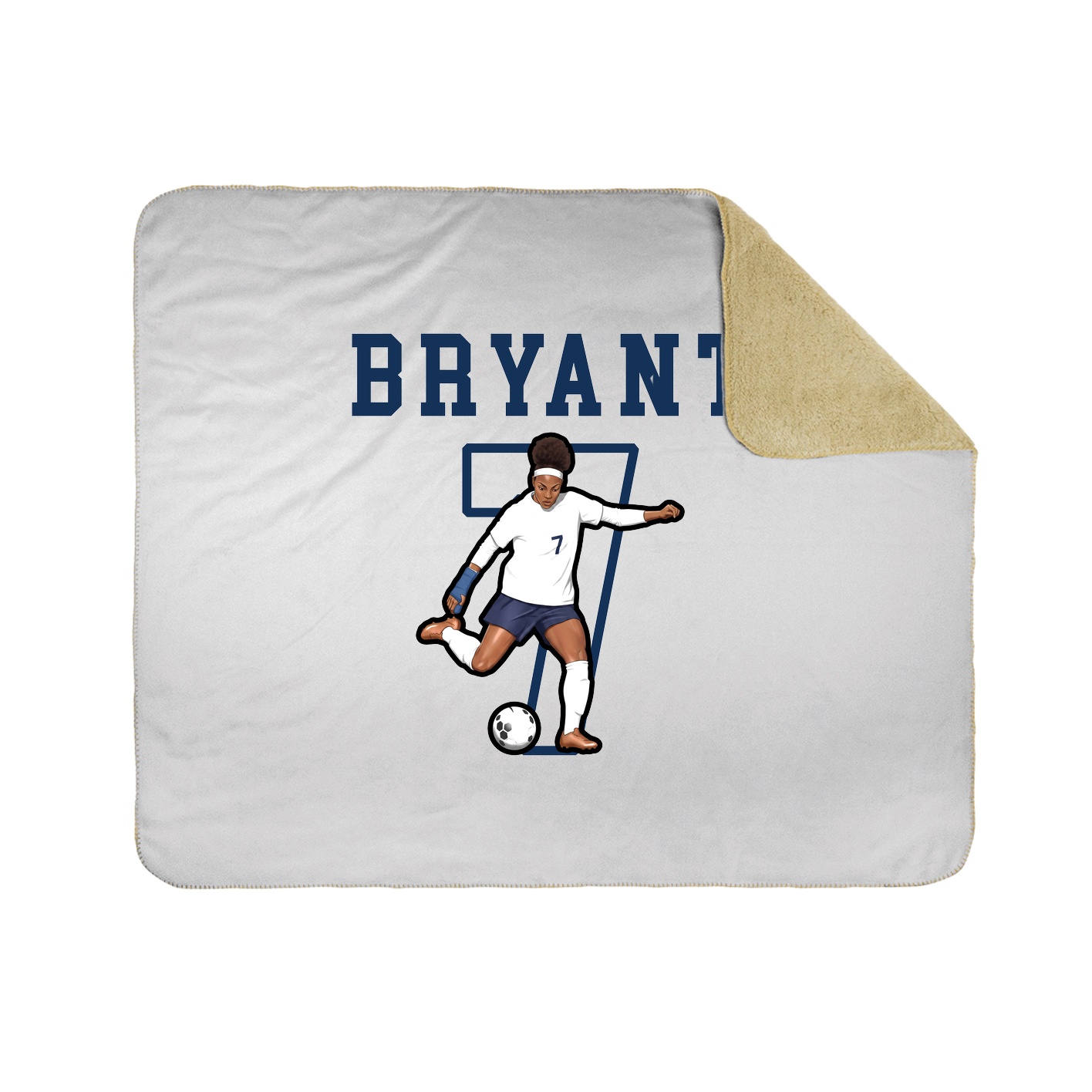 Throw Blanket — Shirsey in White