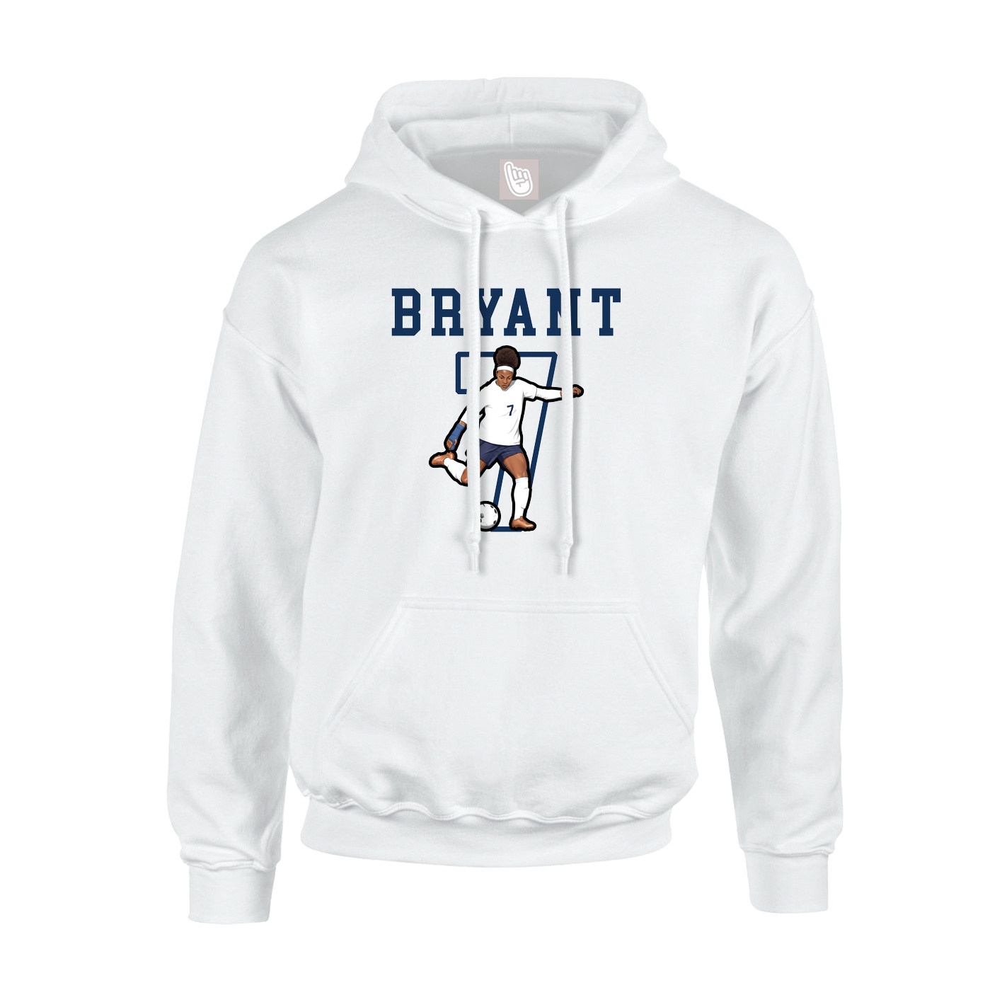 Hoodie — Shirsey in White