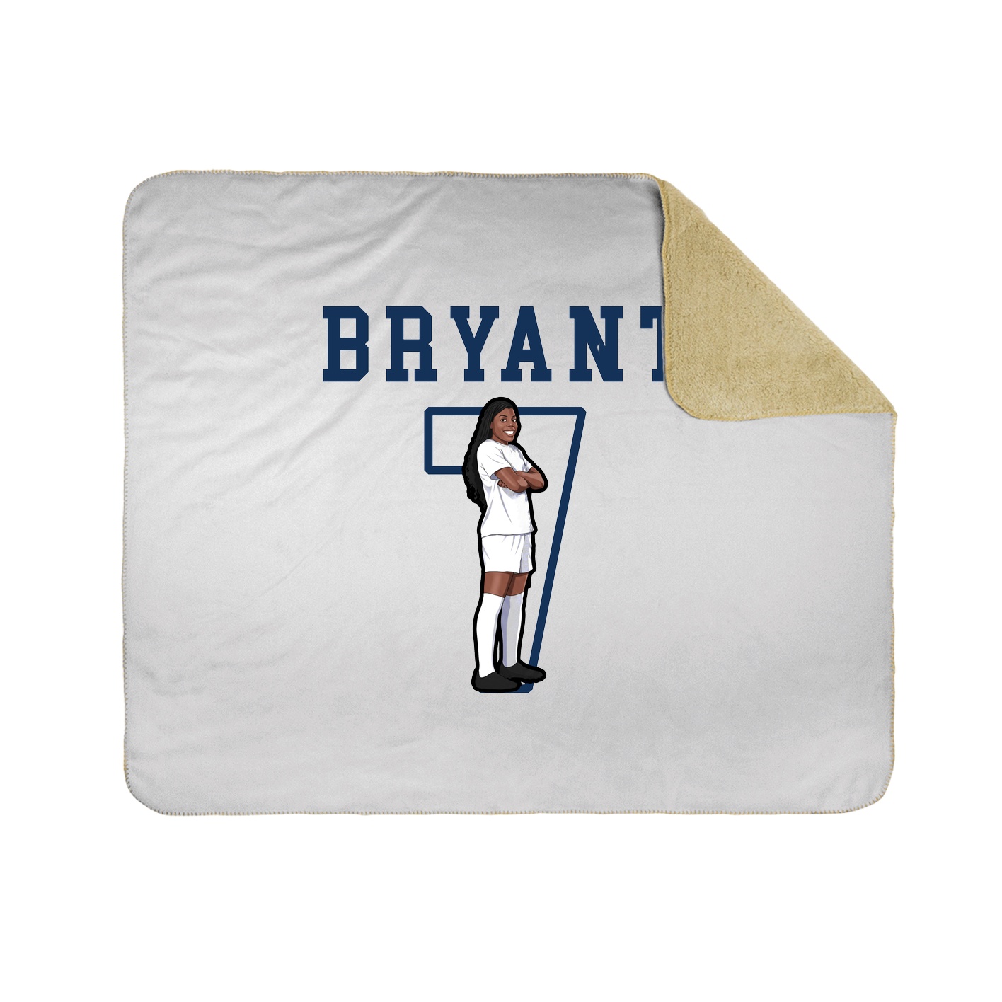Throw Blanket — Shirsey in White